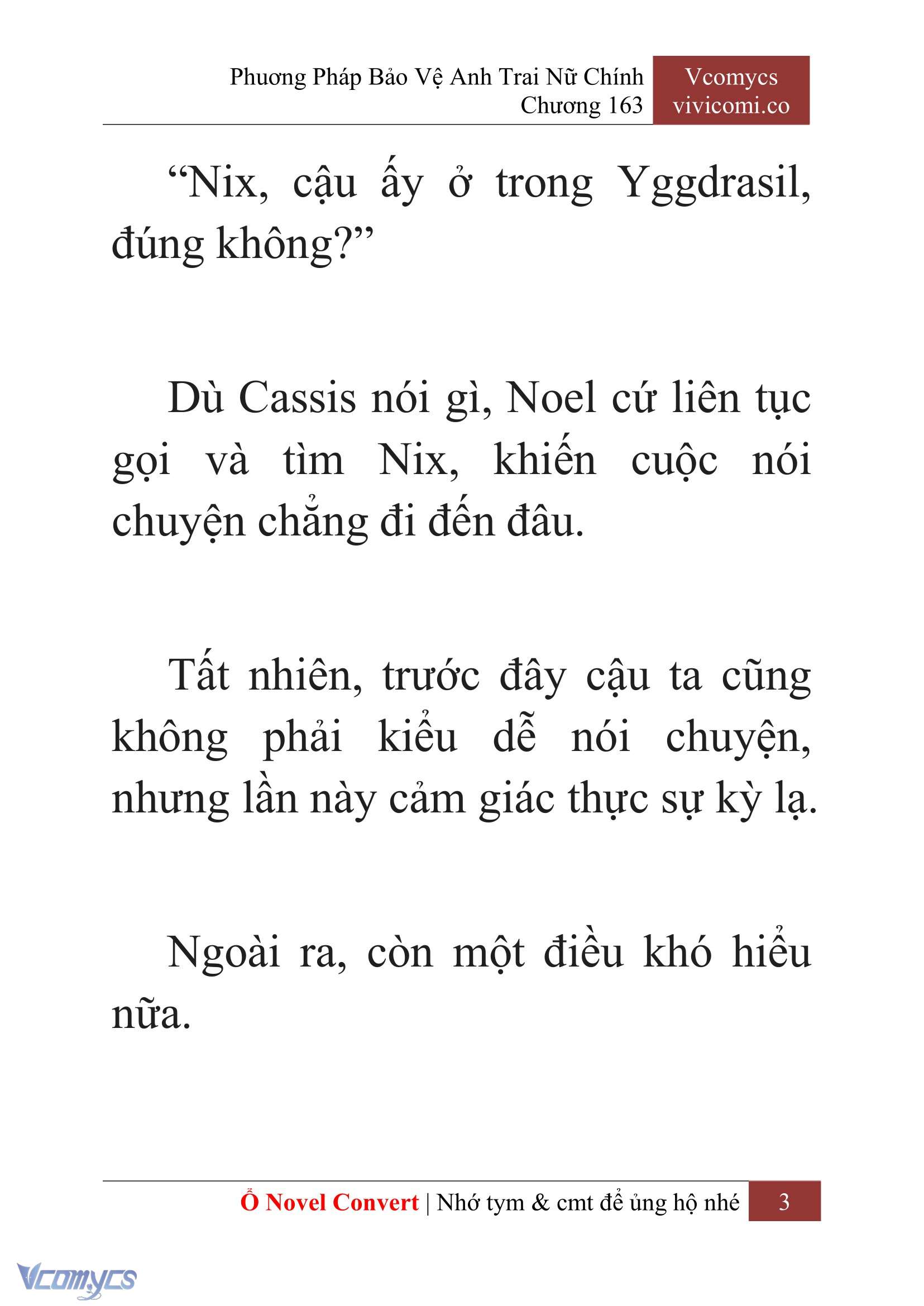 [Novel] Phương Pháp Bảo Vệ Anh Trai Nữ Chính Chap 163 - Trang 2