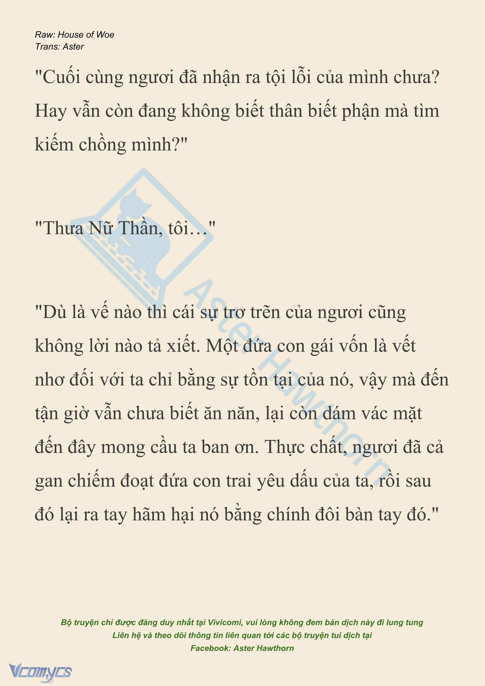 [NOVEL] Dành Cho Các Nữ Thần: Dành cho Psyche Chap 40 - Trang 2