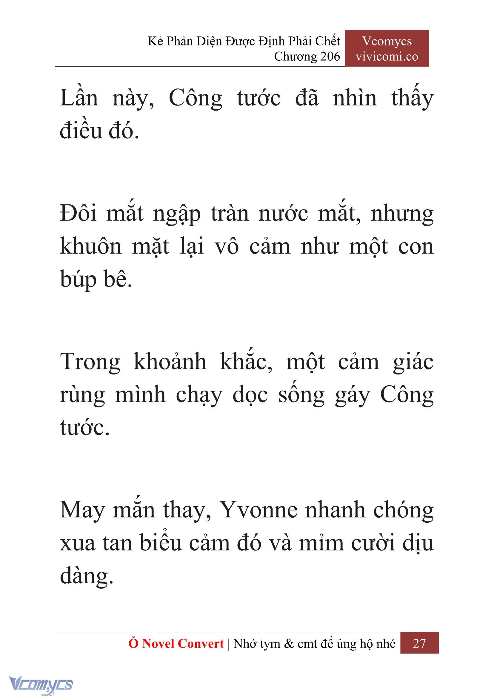 [Novel] Kẻ Phản Diện Được Định Phải Chết Chap 206 - Next Chap 207