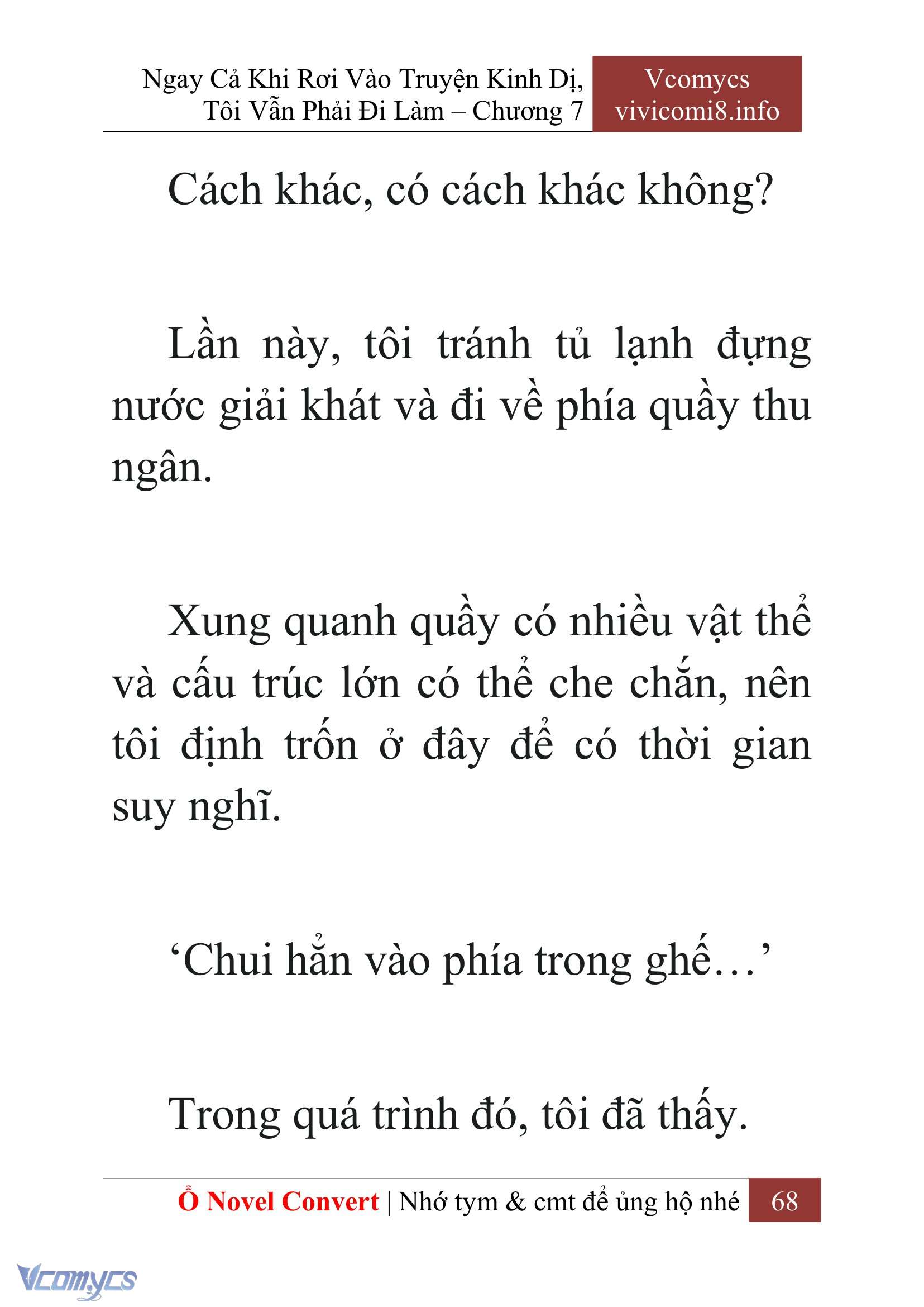 [Novel] Ngay Cả Khi Rơi Vào Truyện Kinh Dị, Tôi Vẫn Phải Đi Làm Chap 7 - Trang 2