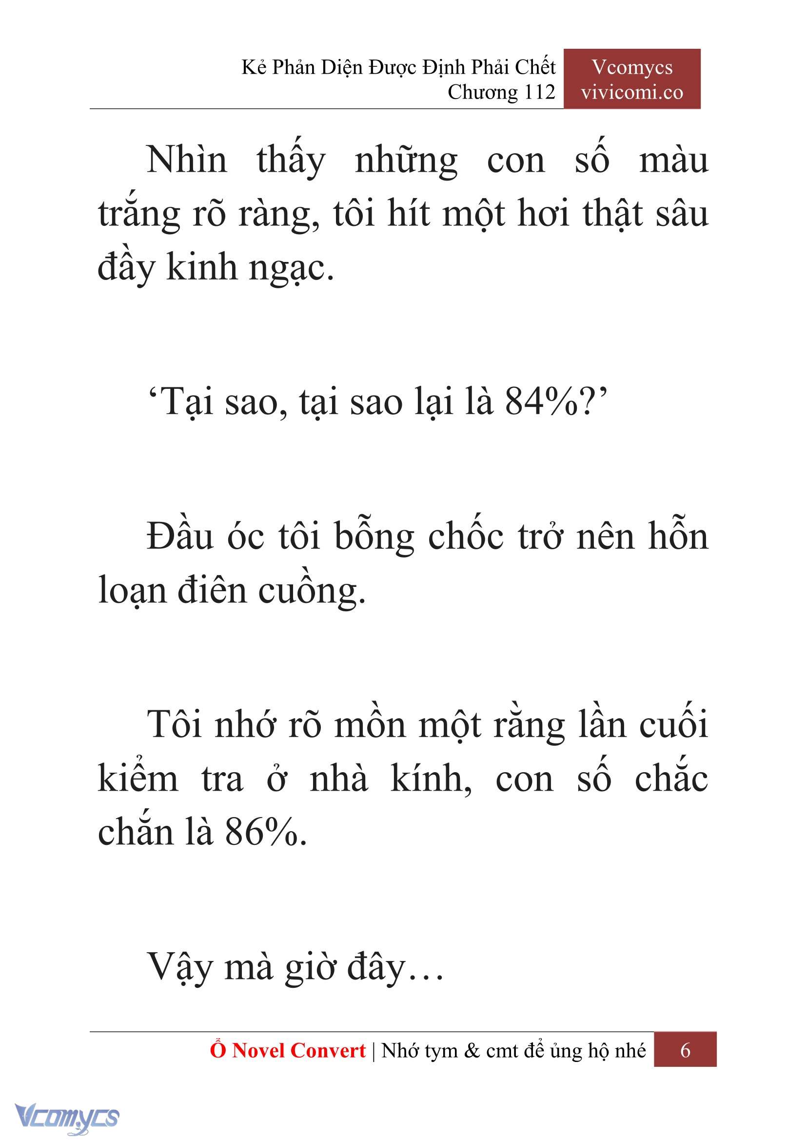 [Novel] Kẻ Phản Diện Được Định Phải Chết Chap 112 - Trang 2