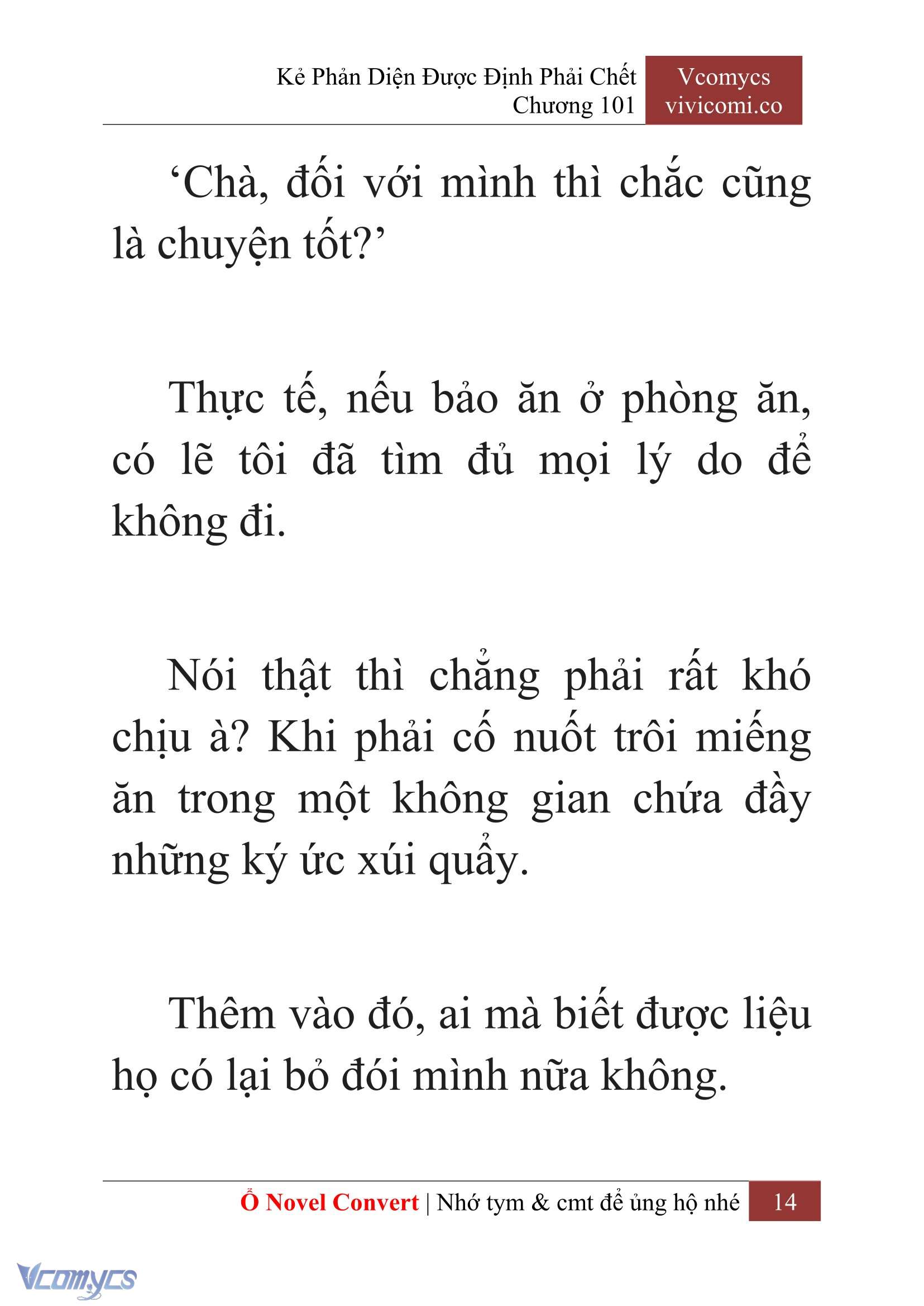 [Novel] Kẻ Phản Diện Được Định Phải Chết Chap 101 - Trang 2