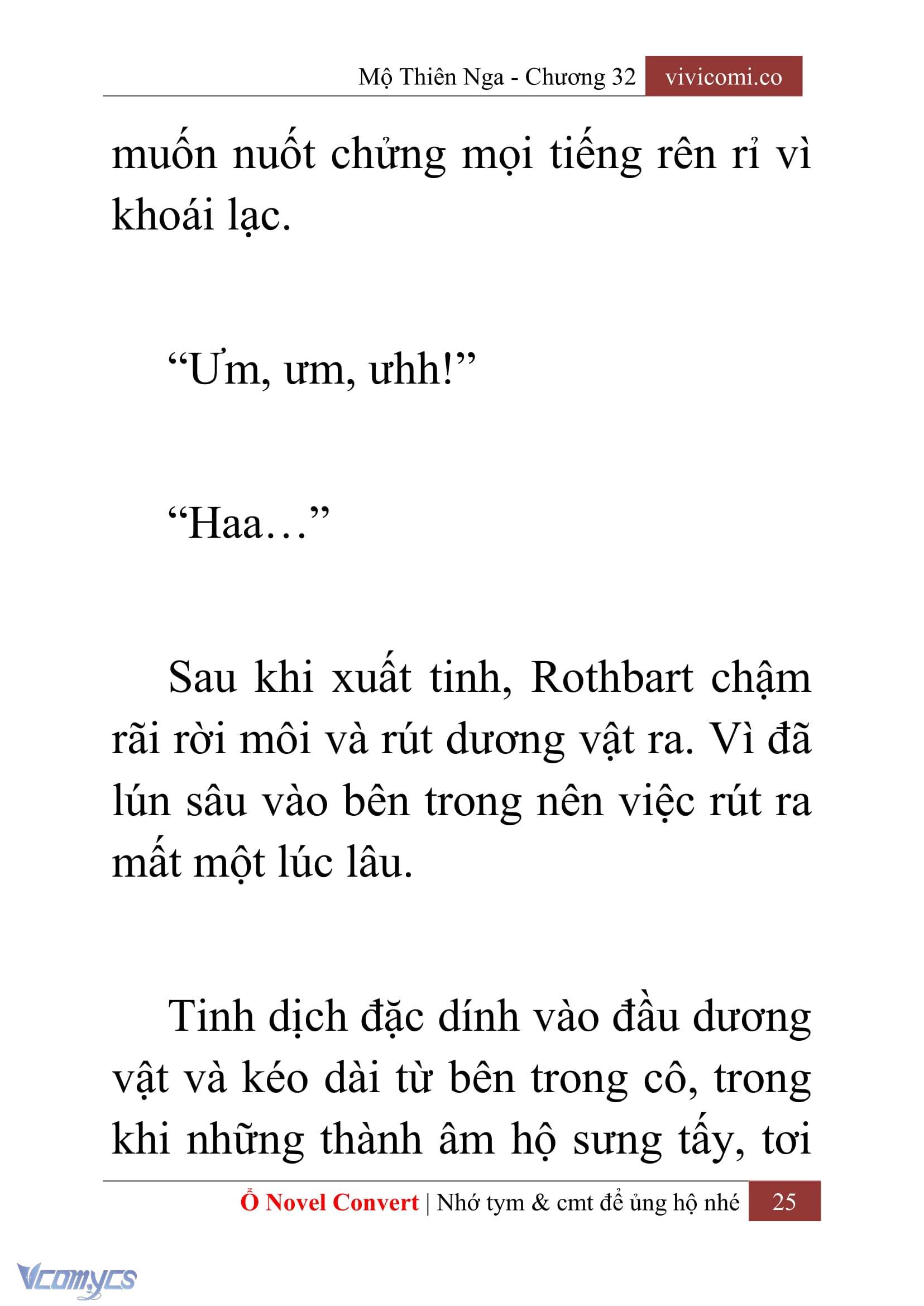 [Novel] Mộ Thiên Nga Chap 32 - Next Chap 33