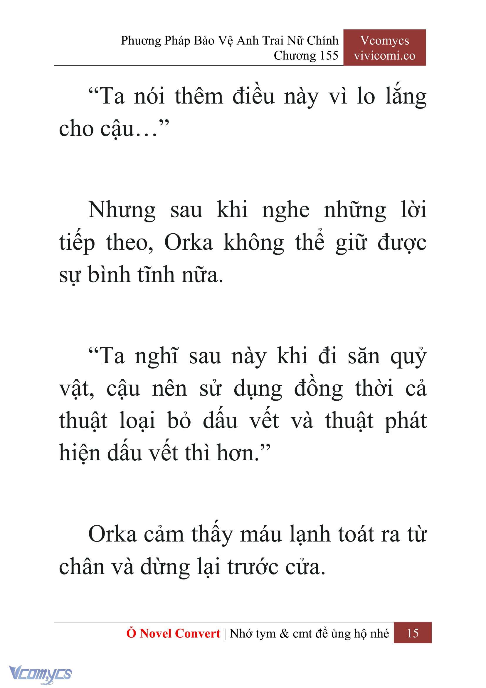 [Novel] Phương Pháp Bảo Vệ Anh Trai Nữ Chính Chap 155 - Trang 2
