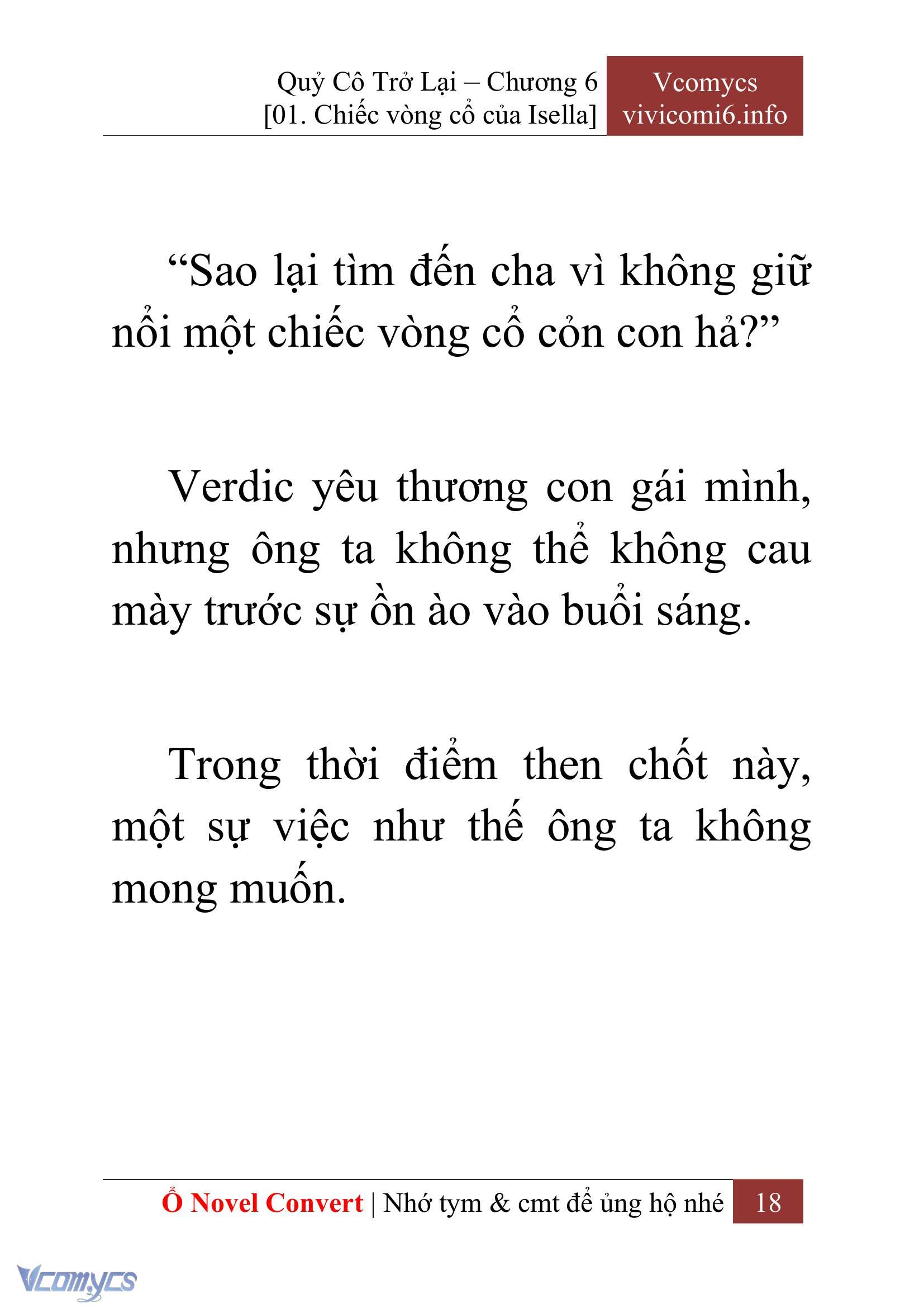 [Novel] Quý Cô Trở Lại Chap 6 - Trang 2