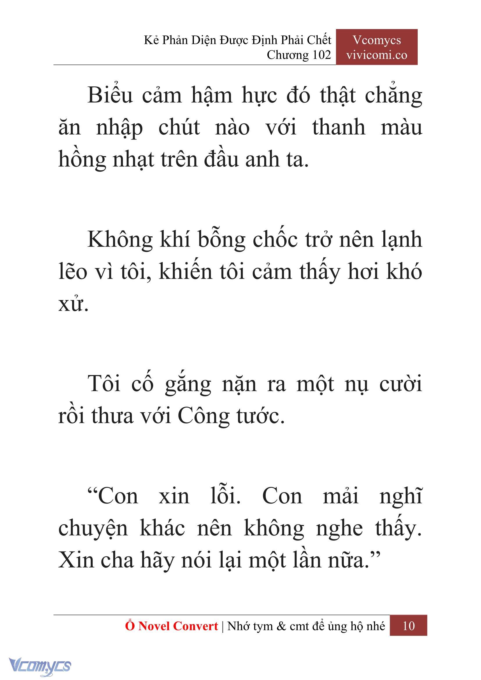 [Novel] Kẻ Phản Diện Được Định Phải Chết Chap 102 - Trang 2