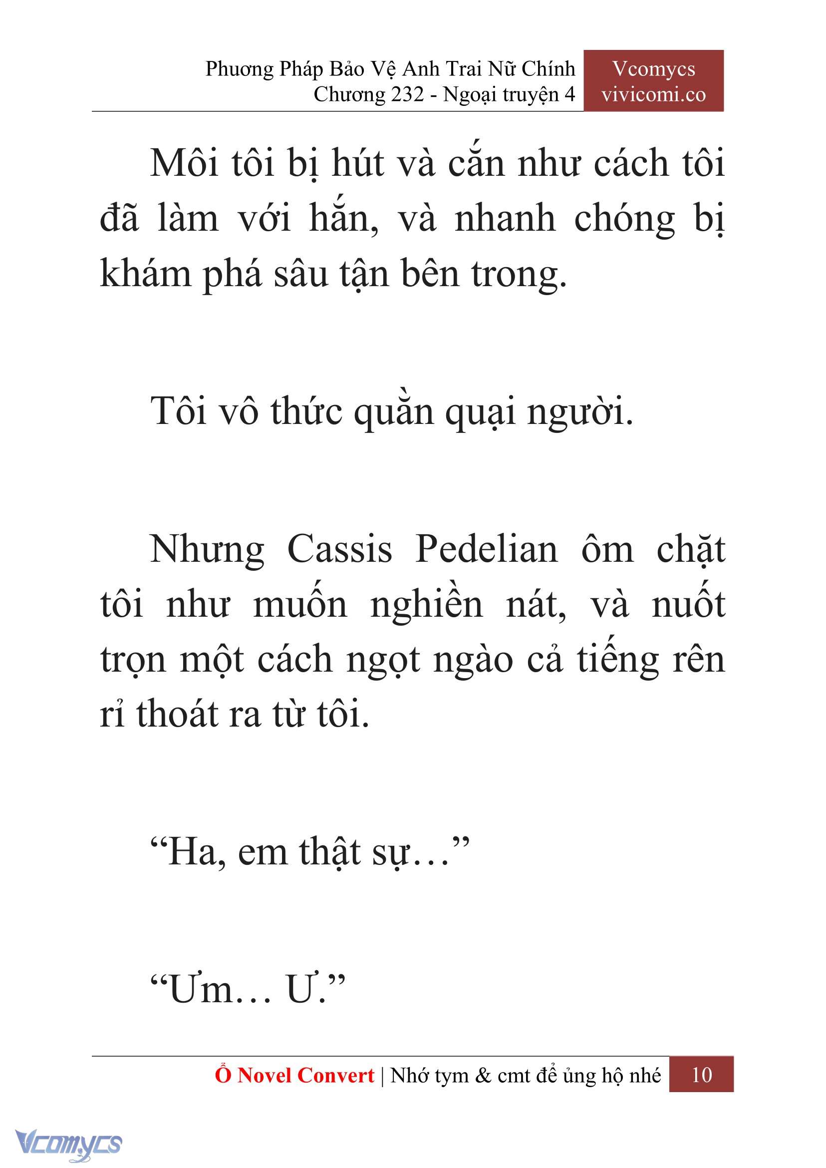 [Novel] Phương Pháp Bảo Vệ Anh Trai Nữ Chính Chap 232 - Trang 2