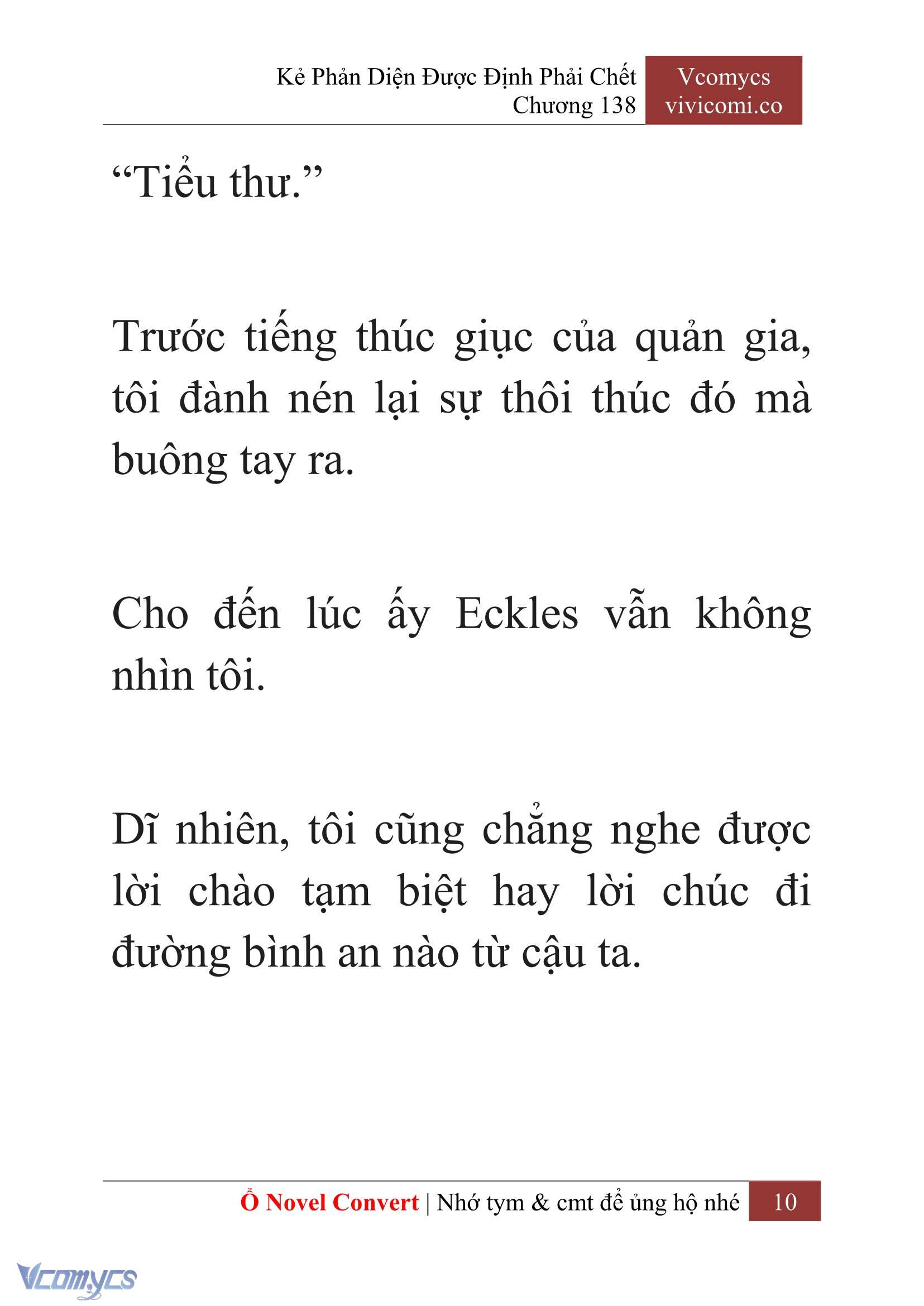 [Novel] Kẻ Phản Diện Được Định Phải Chết Chap 138 - Trang 2