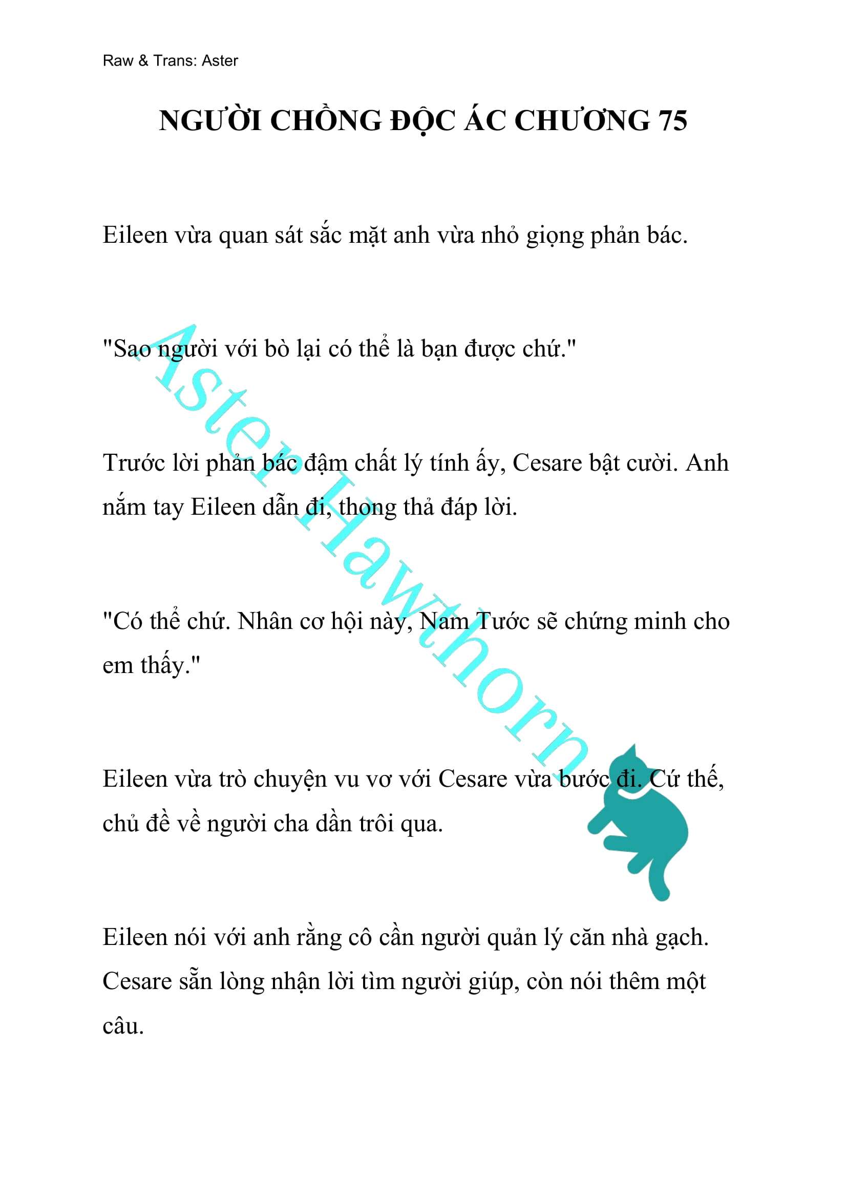 [NOVEL] Người Chồng Độc Ác Chap 75 - Trang 2