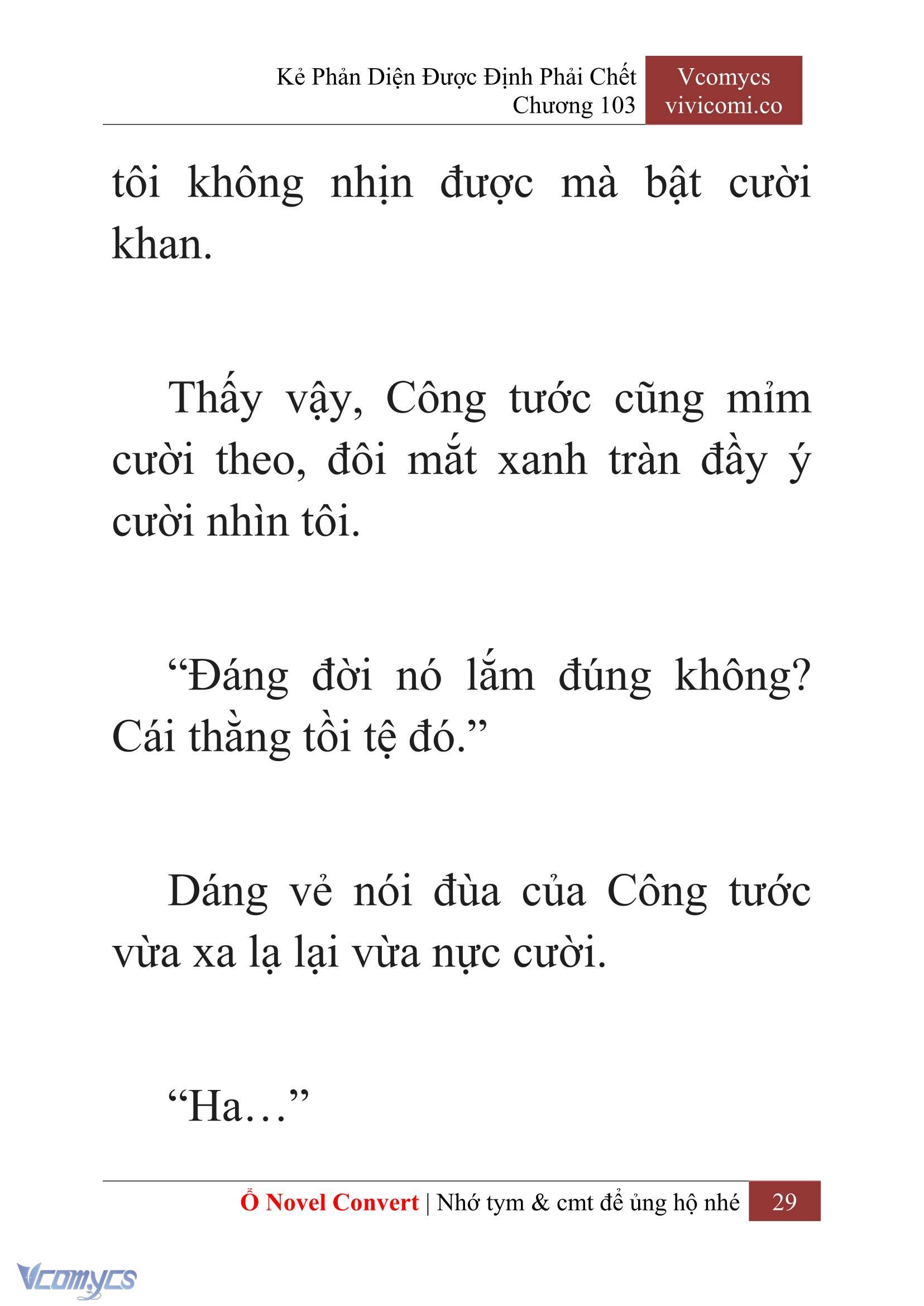 [Novel] Kẻ Phản Diện Được Định Phải Chết Chap 103 - Next Chap 104