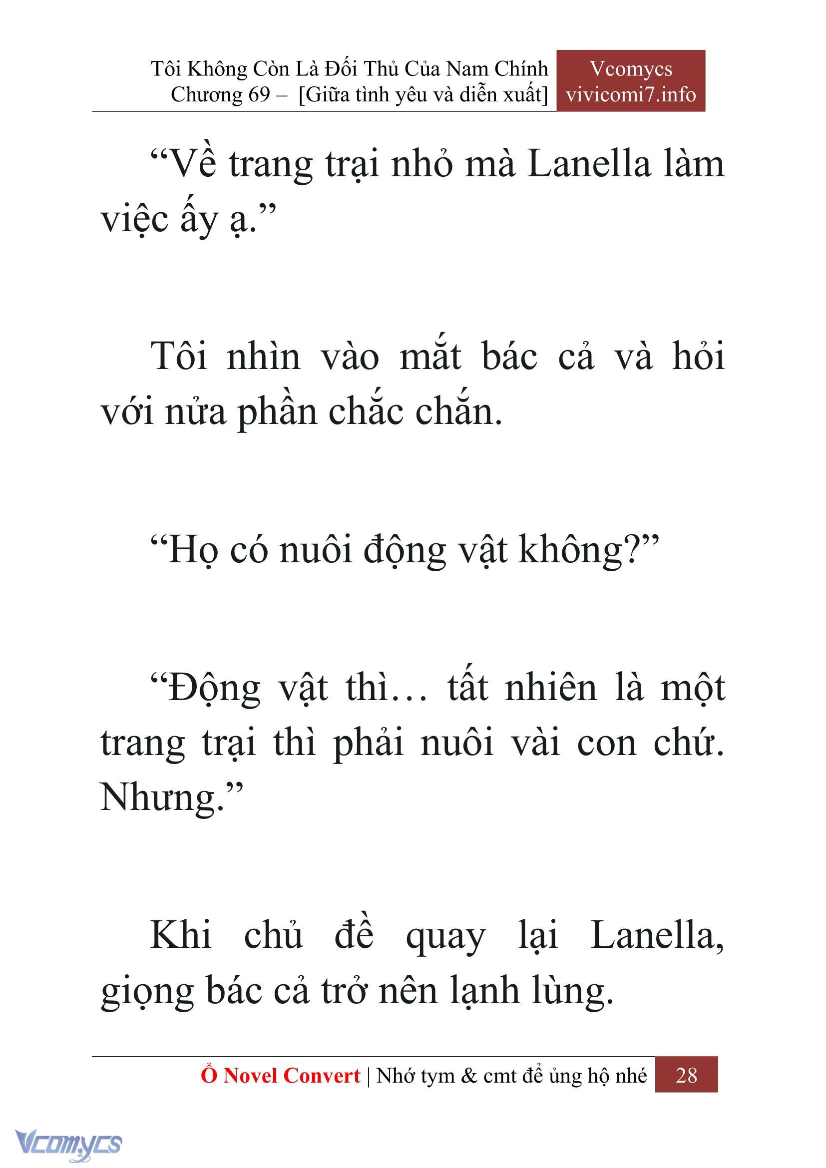 [Novel] Tôi Không Còn Là Đối Thủ Của Nam Chính Chap 69 - Trang 2