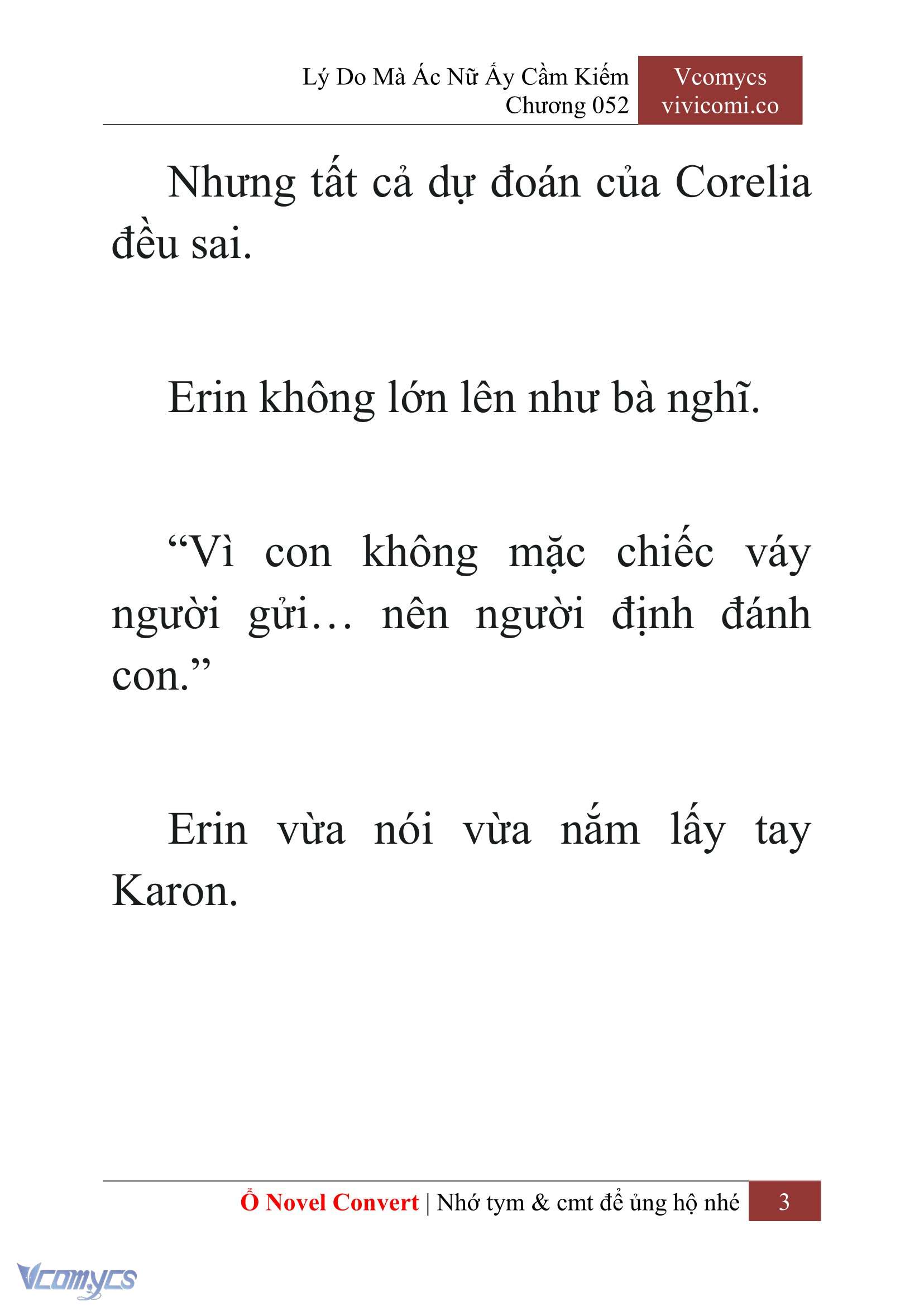 [Novel] Lý Do Mà Ác Nữ Ấy Cầm Kiếm Chap 52 - Next Chap 53