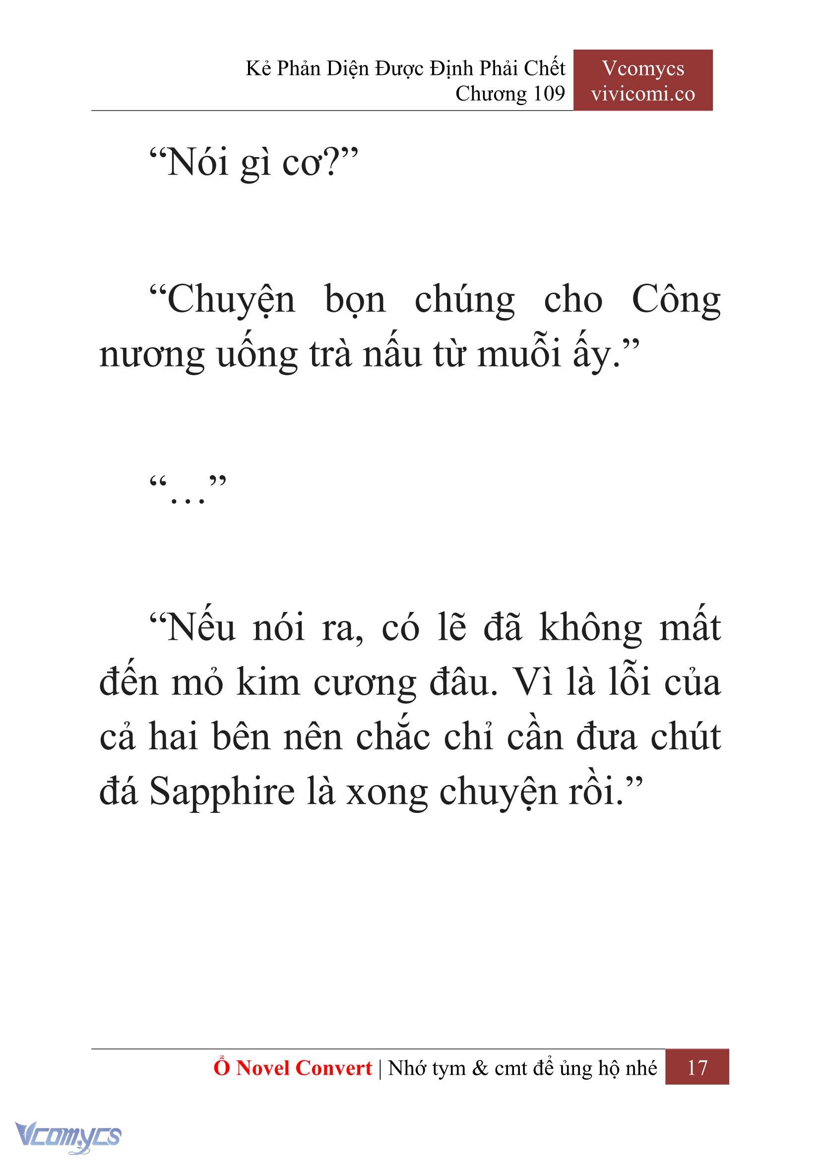 [Novel] Kẻ Phản Diện Được Định Phải Chết Chap 109 - Trang 2