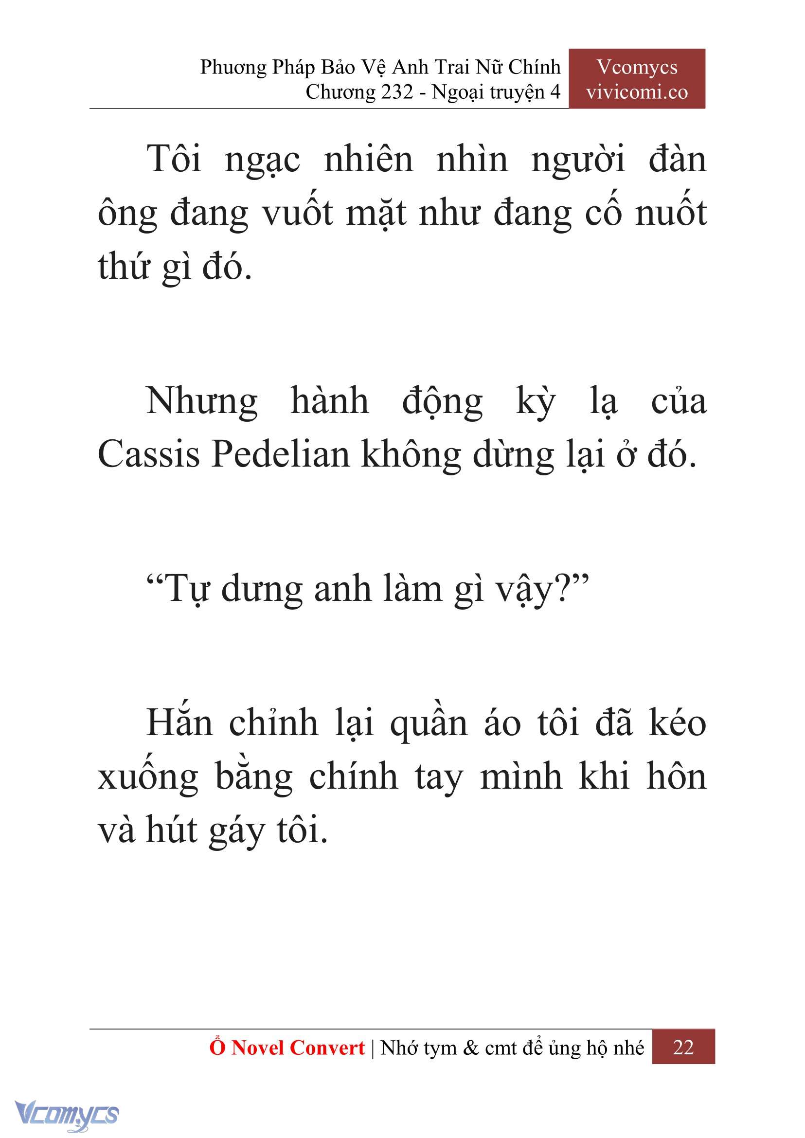 [Novel] Phương Pháp Bảo Vệ Anh Trai Nữ Chính Chap 232 - Trang 2
