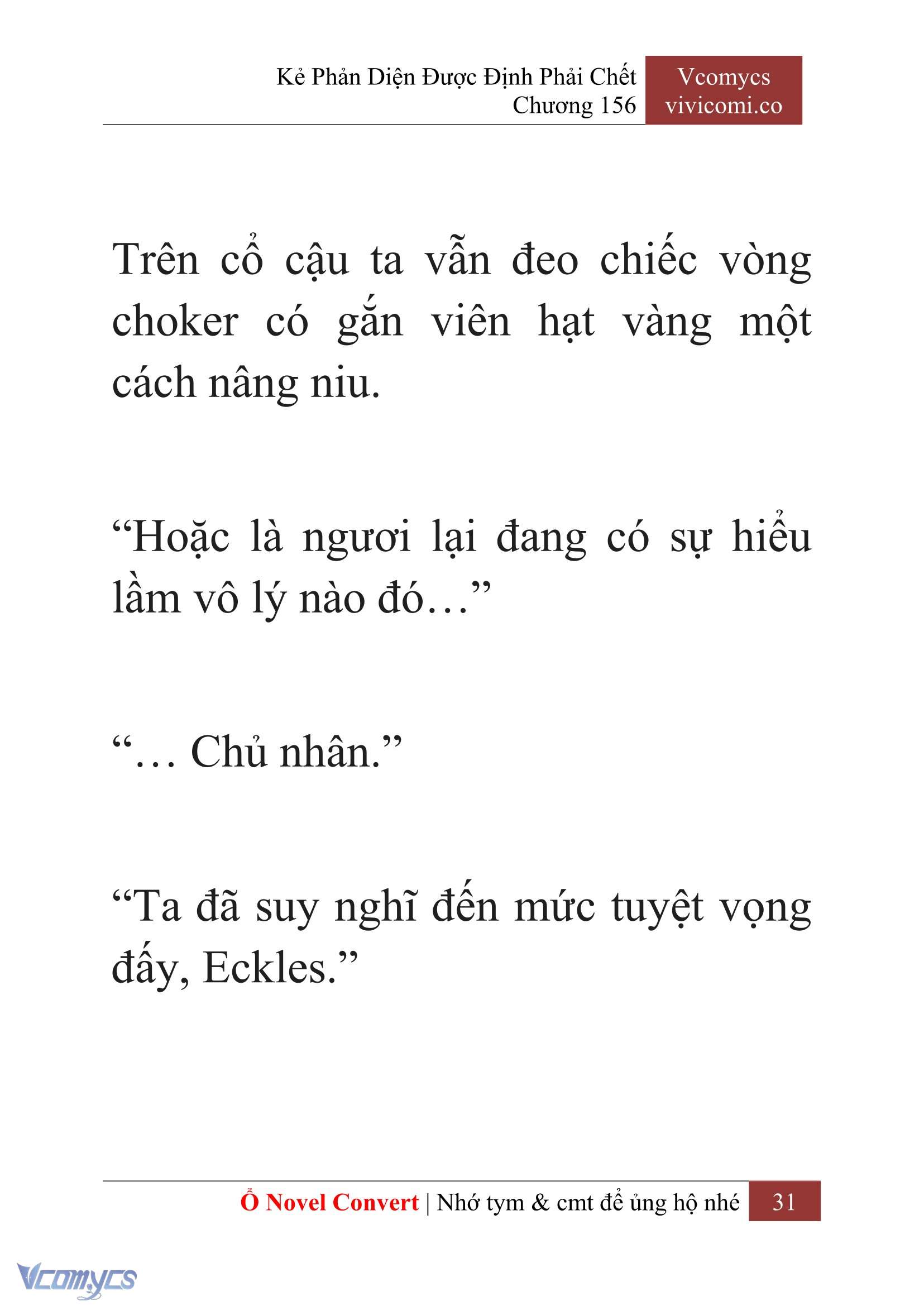 [Novel] Kẻ Phản Diện Được Định Phải Chết Chap 156 - Trang 2
