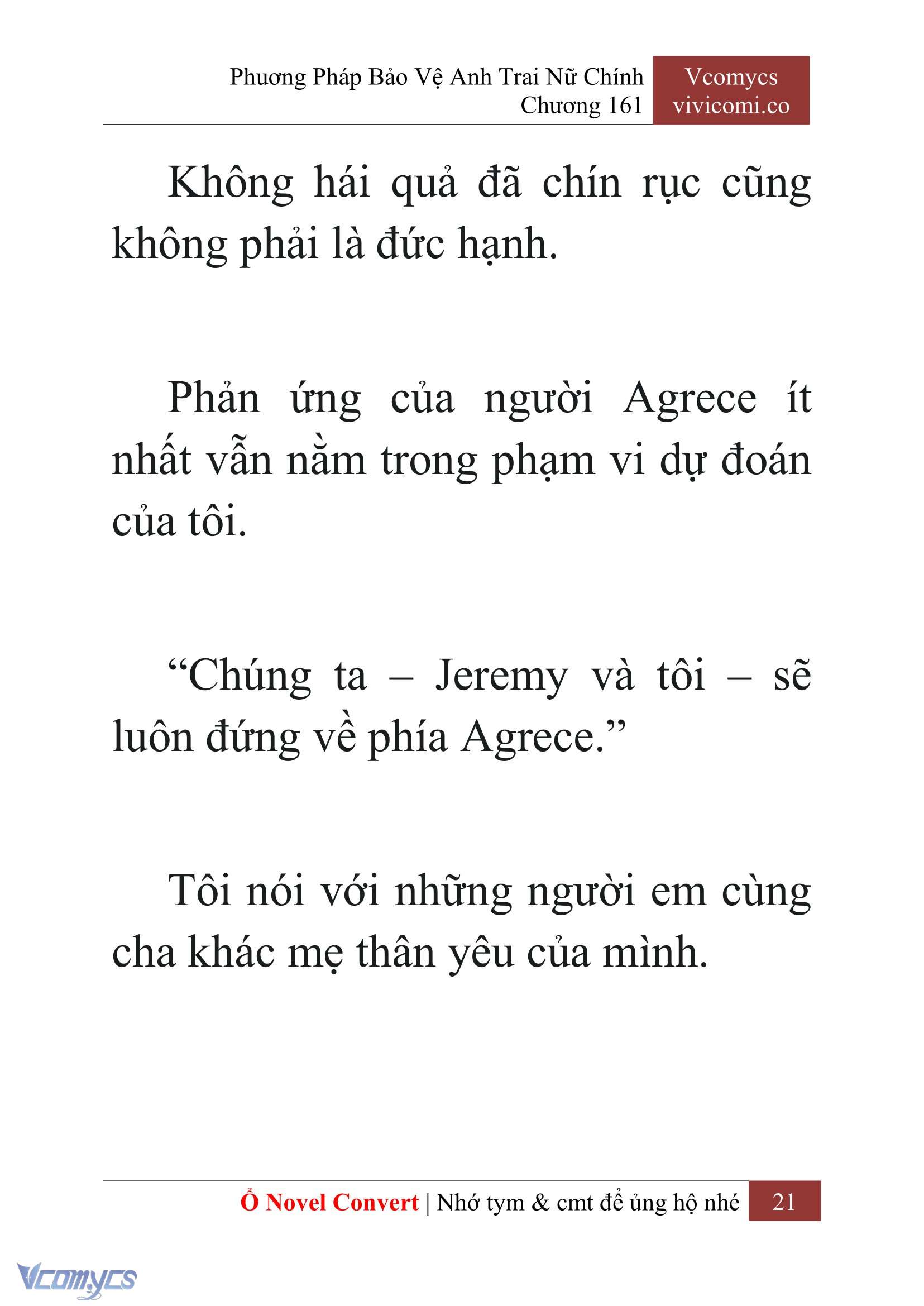 [Novel] Phương Pháp Bảo Vệ Anh Trai Nữ Chính Chap 161 - Trang 2