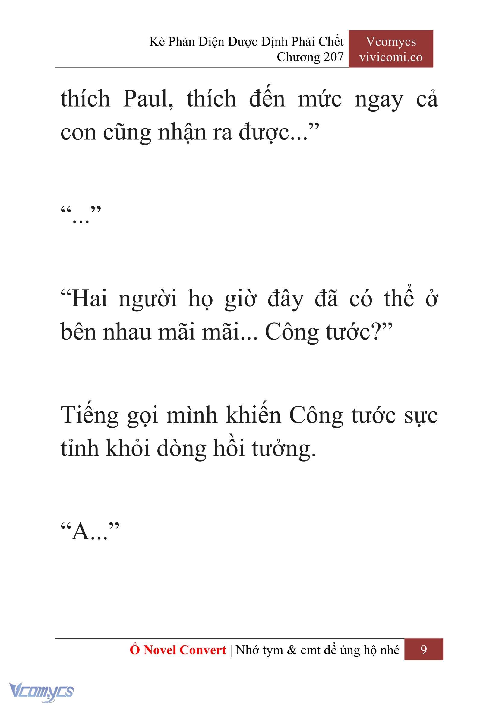 [Novel] Kẻ Phản Diện Được Định Phải Chết Chap 207 - Trang 2