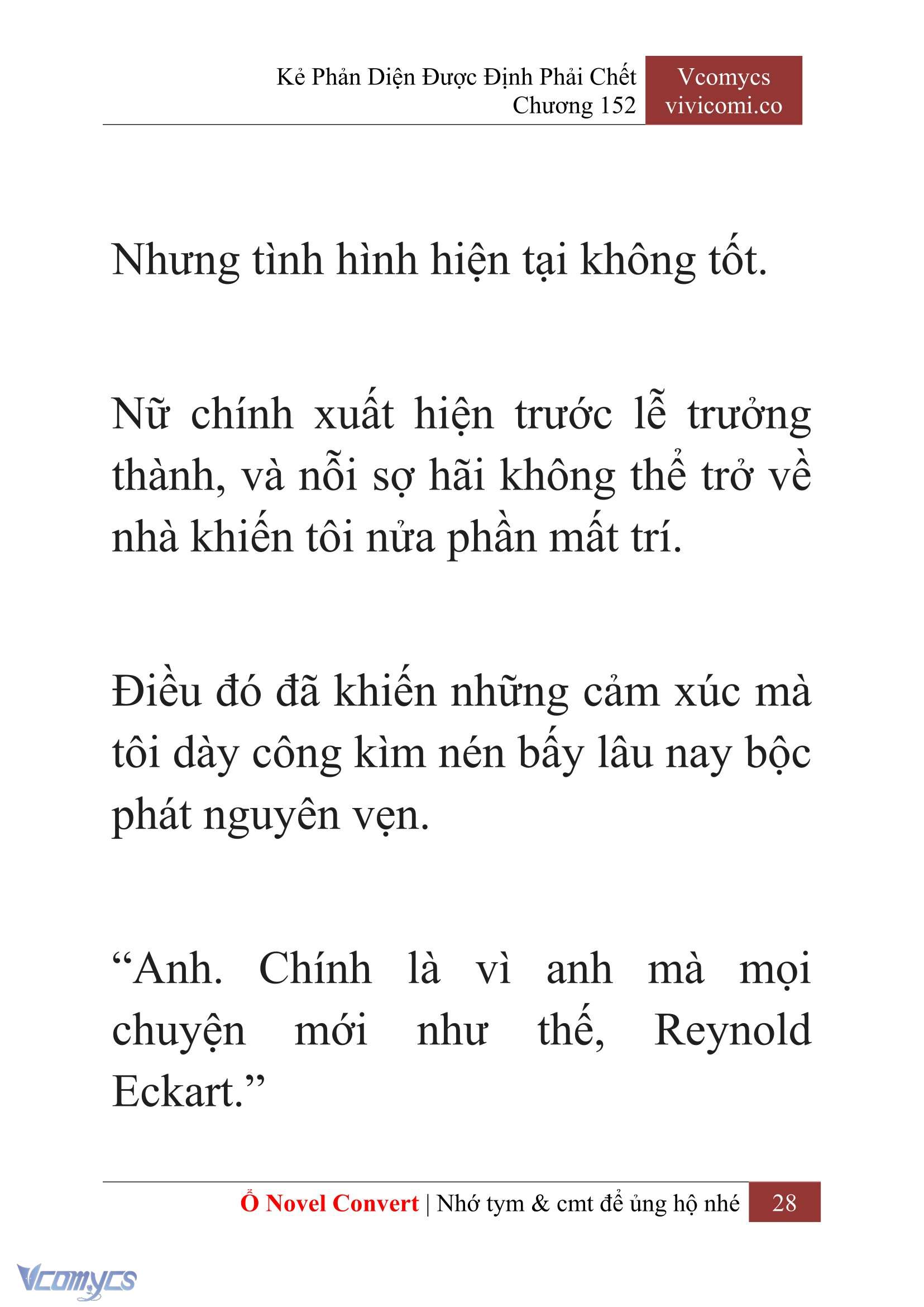 [Novel] Kẻ Phản Diện Được Định Phải Chết Chap 152 - Next Chap 153