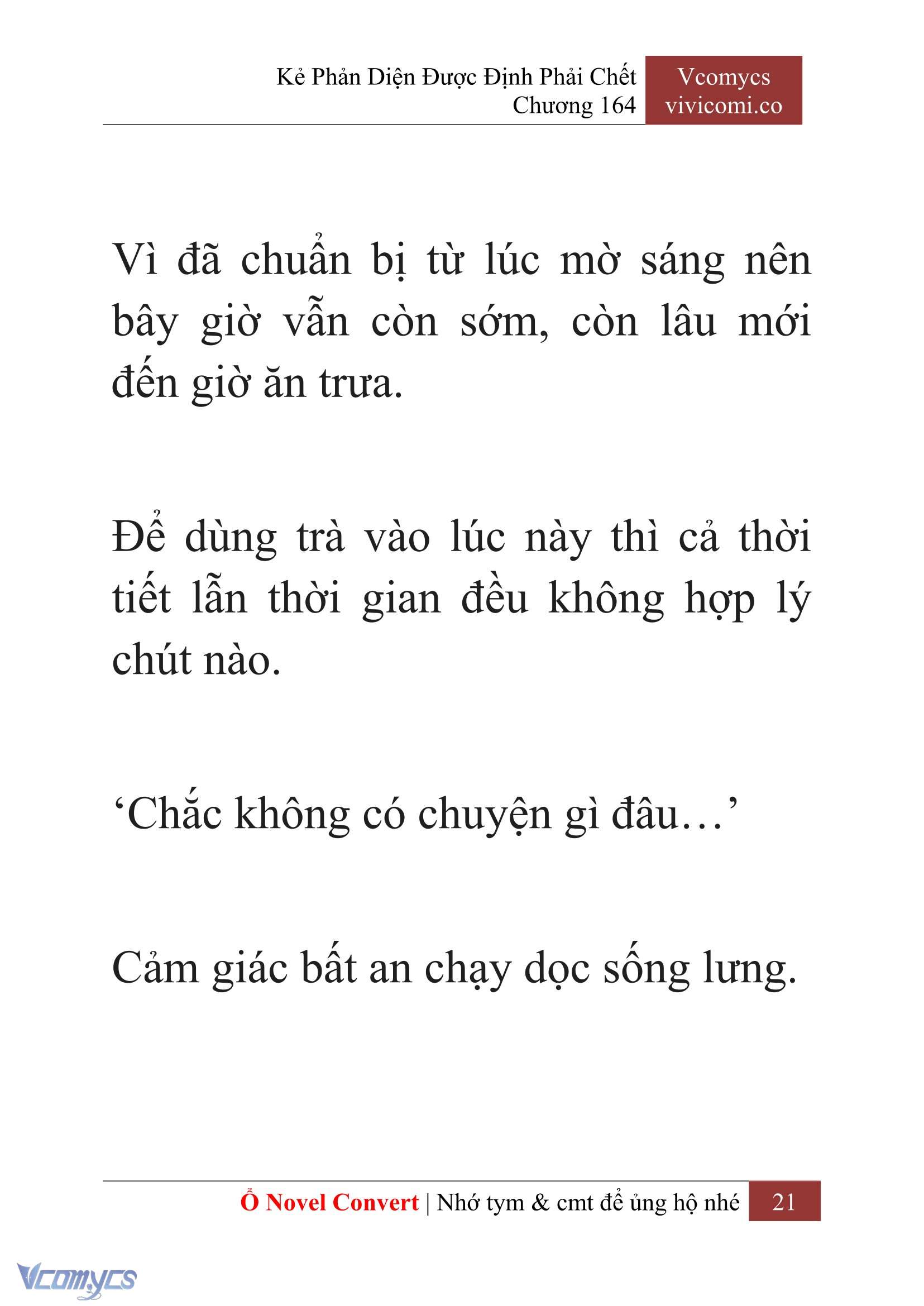 [Novel] Kẻ Phản Diện Được Định Phải Chết Chap 164 - Trang 2