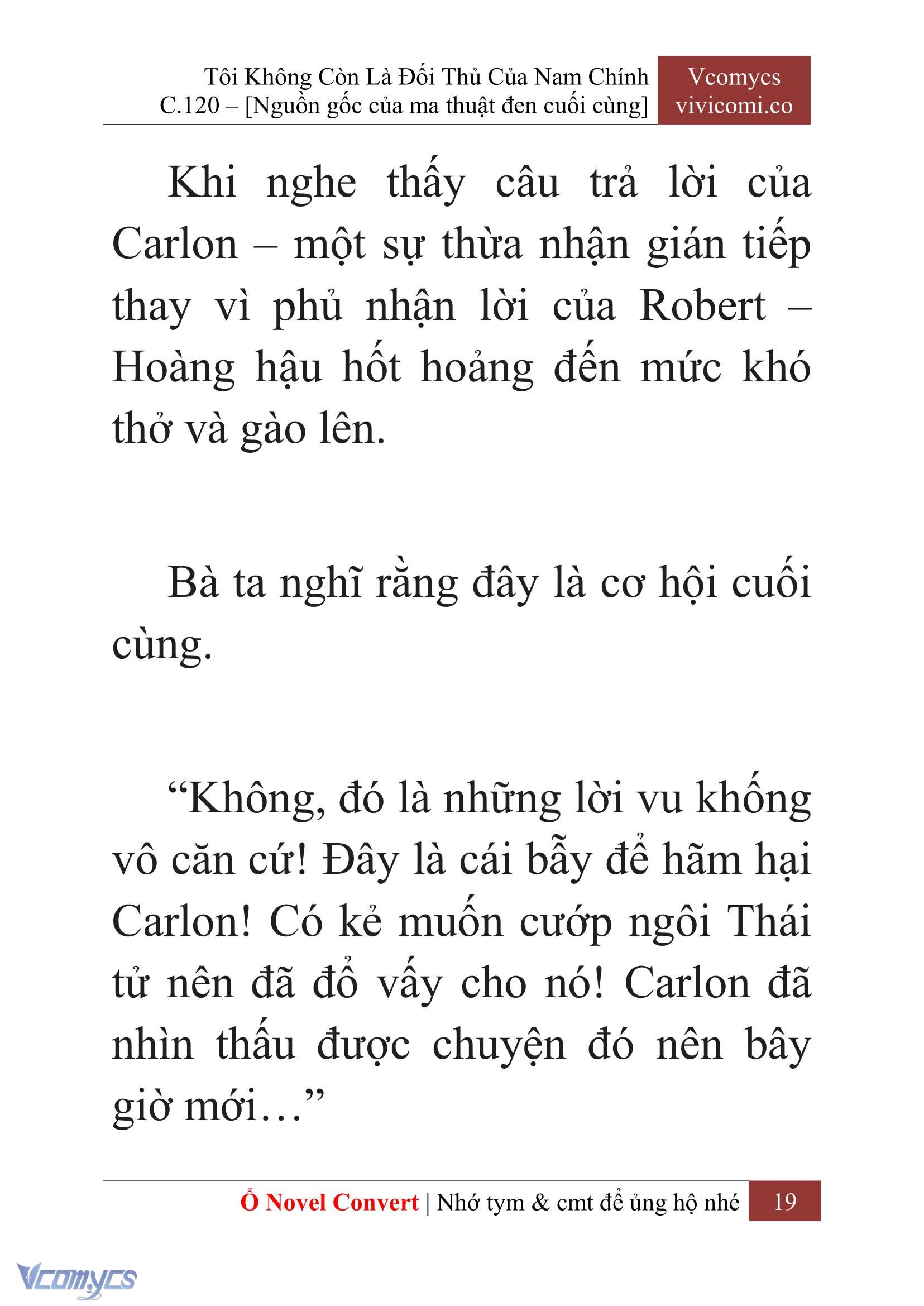 [Novel] Tôi Không Còn Là Đối Thủ Của Nam Chính Chap 120 - Trang 2