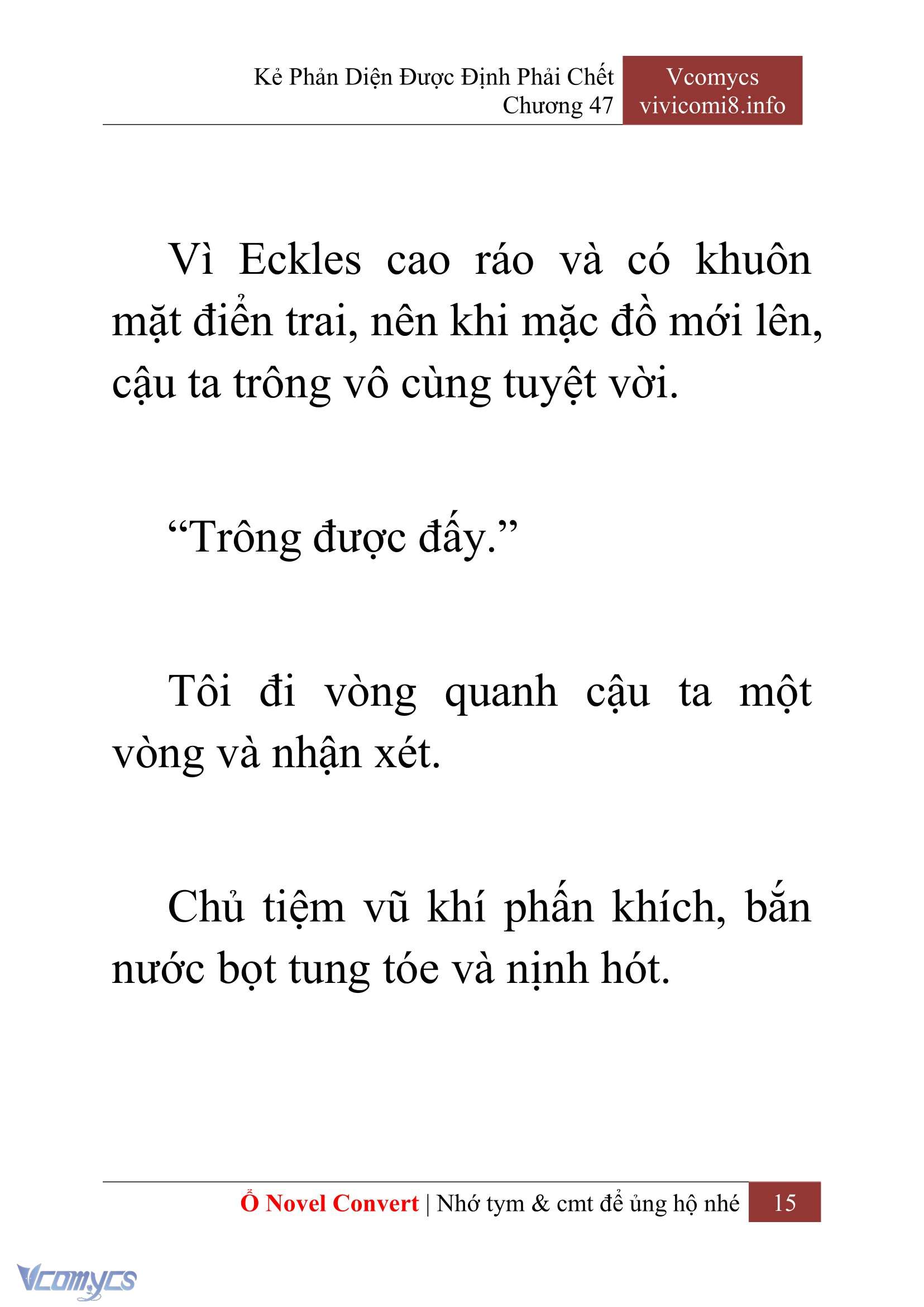 [Novel] Kẻ Phản Diện Được Định Phải Chết Chap 47 - Next Chap 48