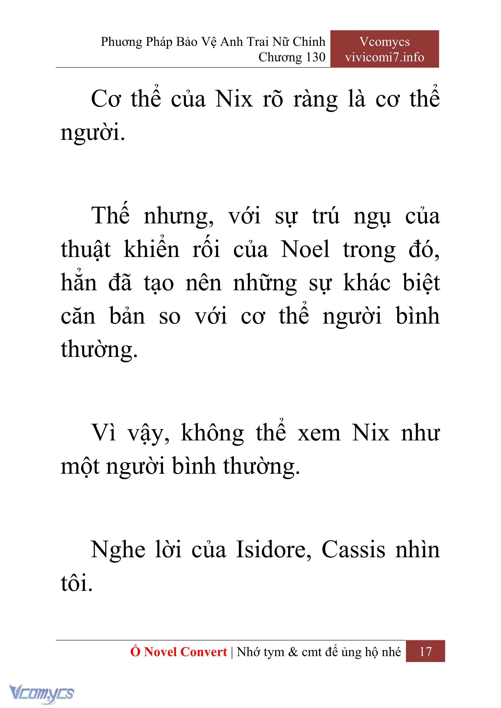 [Novel] Phương Pháp Bảo Vệ Anh Trai Nữ Chính Chap 130 - Next Chap 131