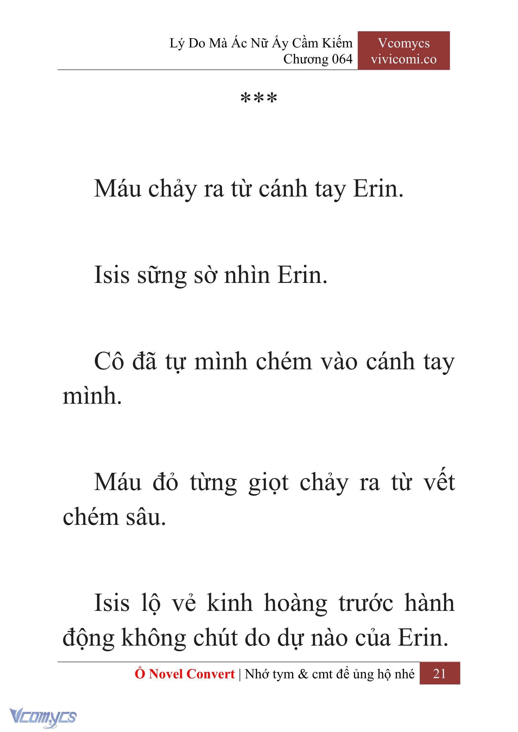 [Novel] Lý Do Mà Ác Nữ Ấy Cầm Kiếm Chap 64 - Trang 2