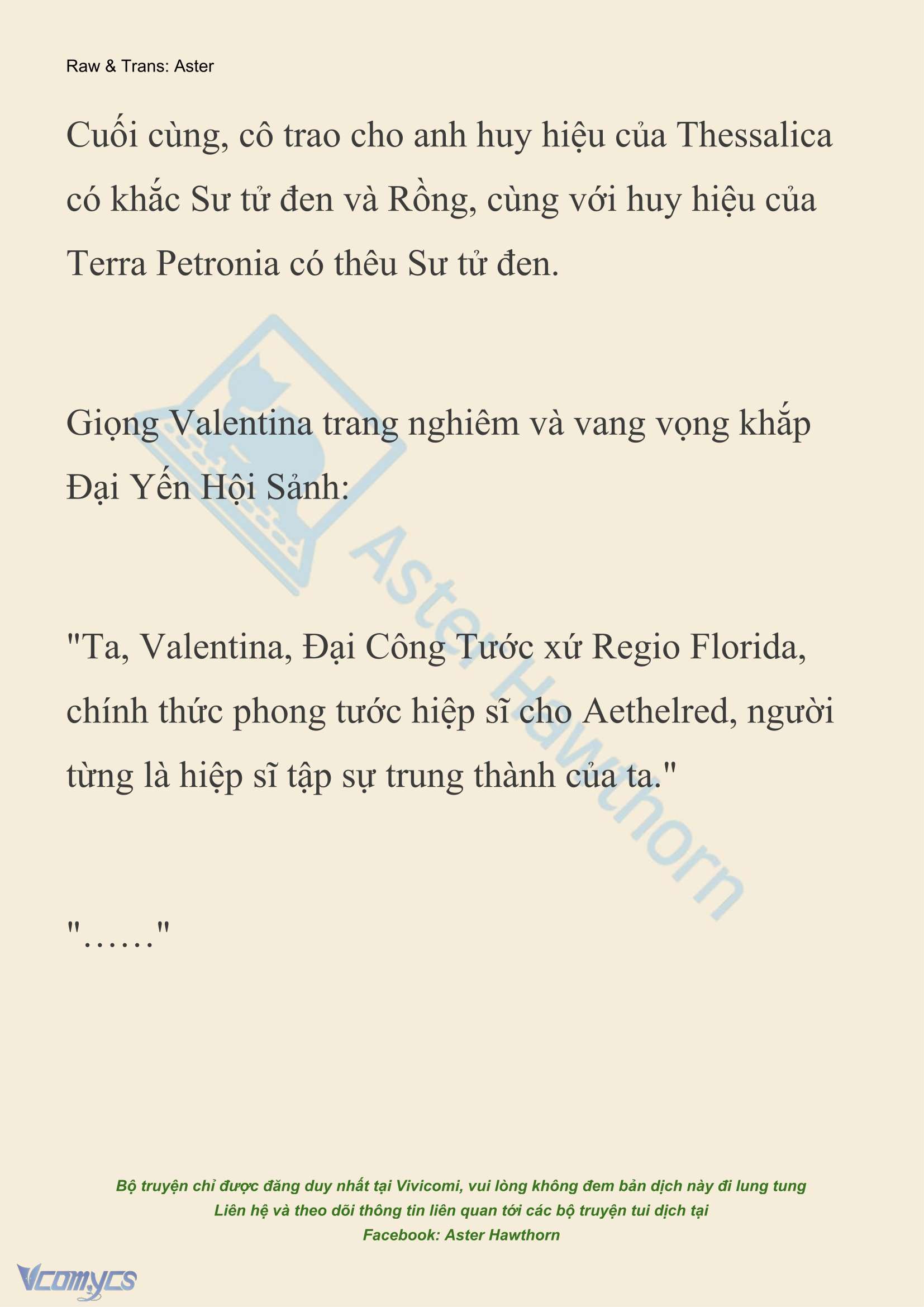 [NOVEL] Thiên Đường Của Valentina Chap 220 - Trang 2