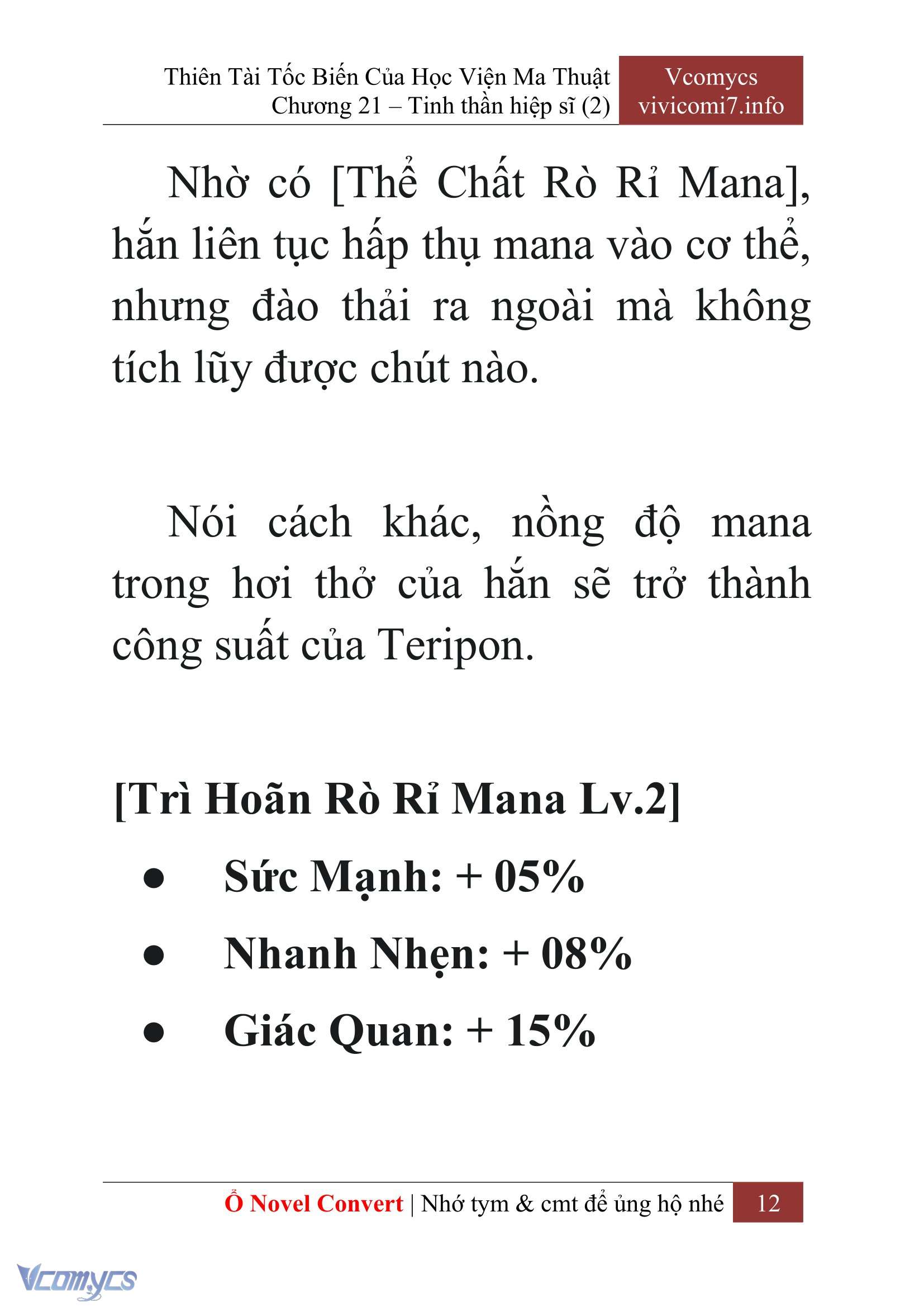 [Novel] Thiên Tài Tốc Biến Của Học Viện Ma Thuật Chap 21 - Trang 2