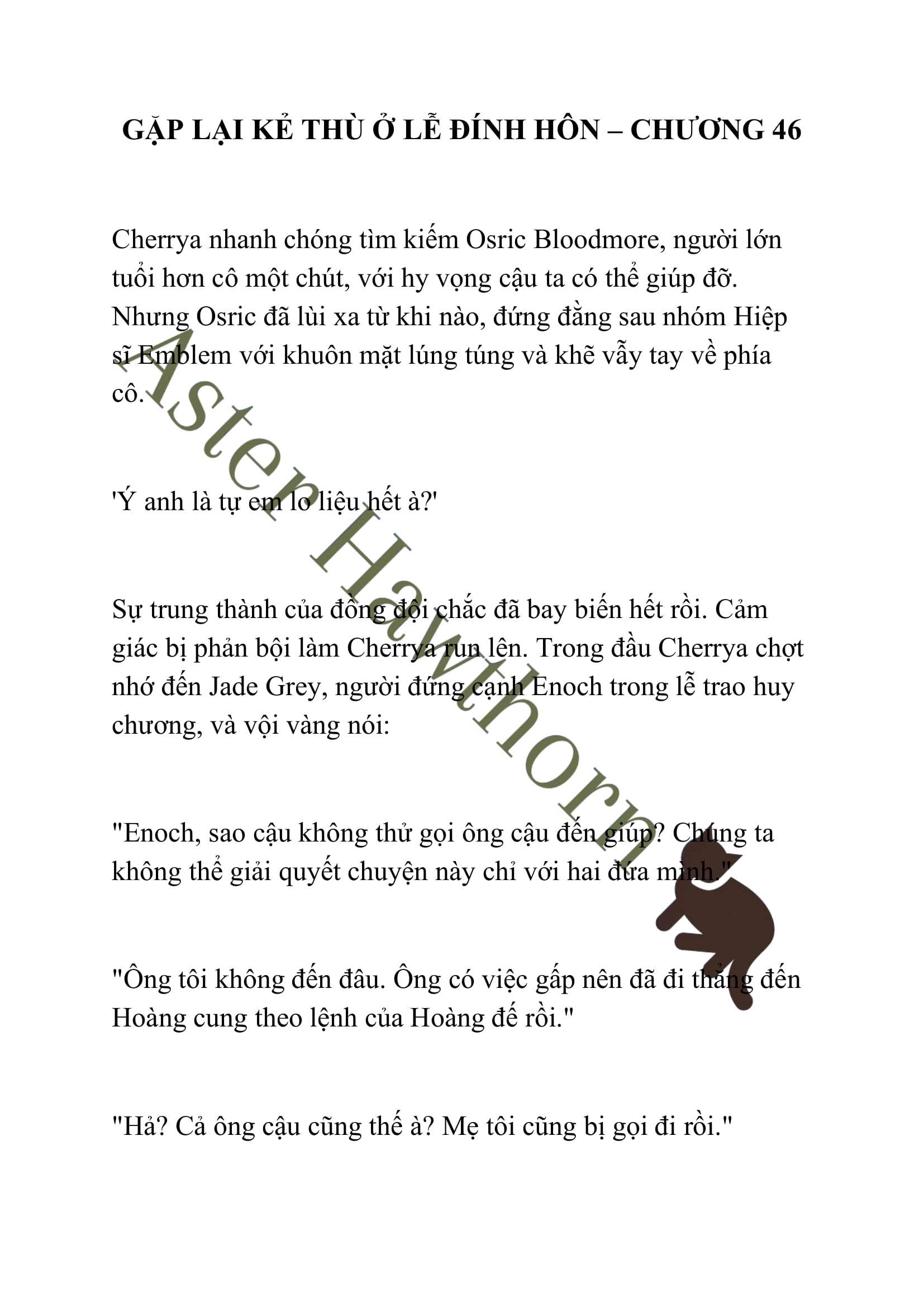 [NOVEL] Gặp Lại Kẻ Thù Ở Lễ Đính Hôn Chap 46 - Trang 2