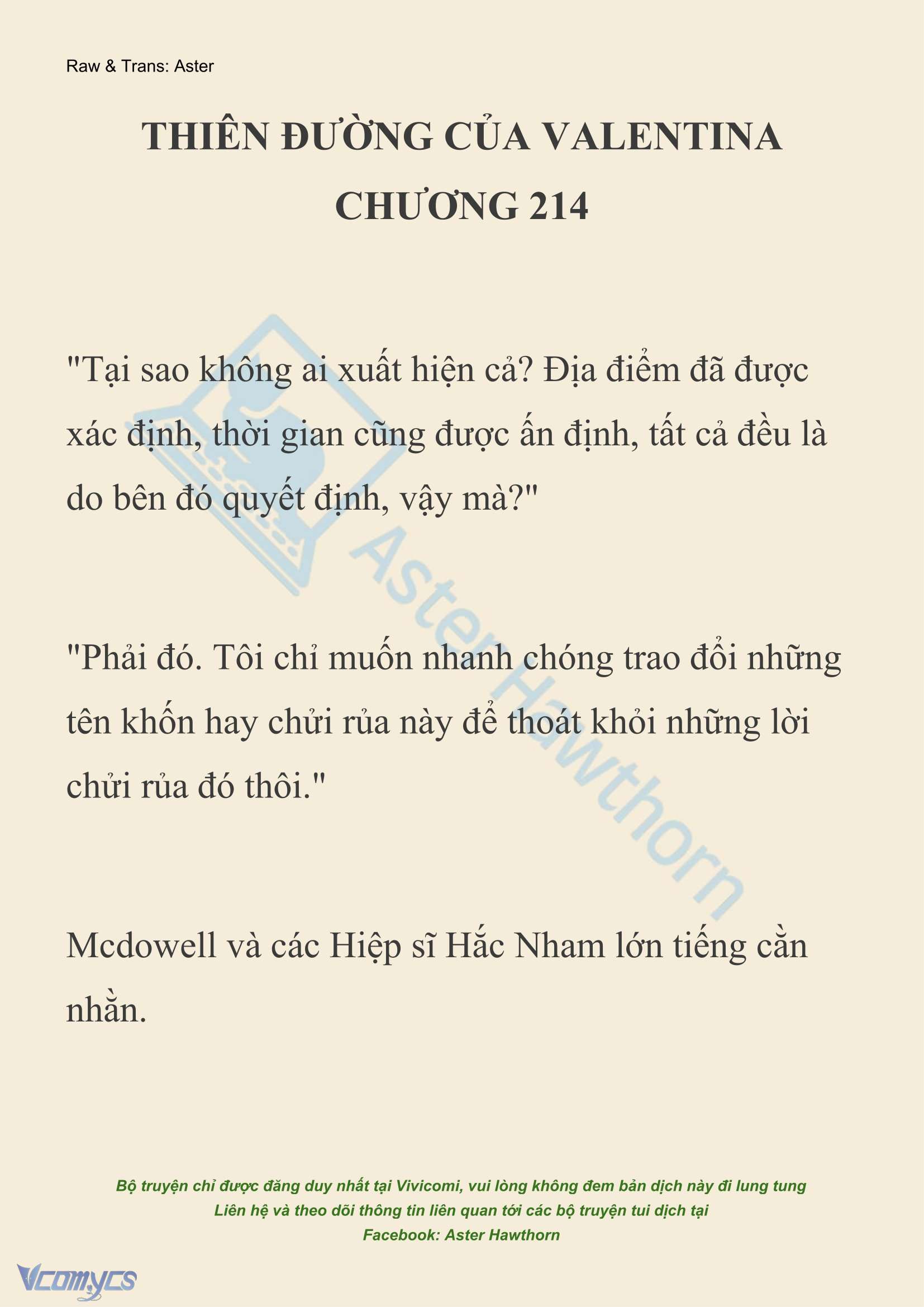 [NOVEL] Thiên Đường Của Valentina Chap 214 - Trang 2