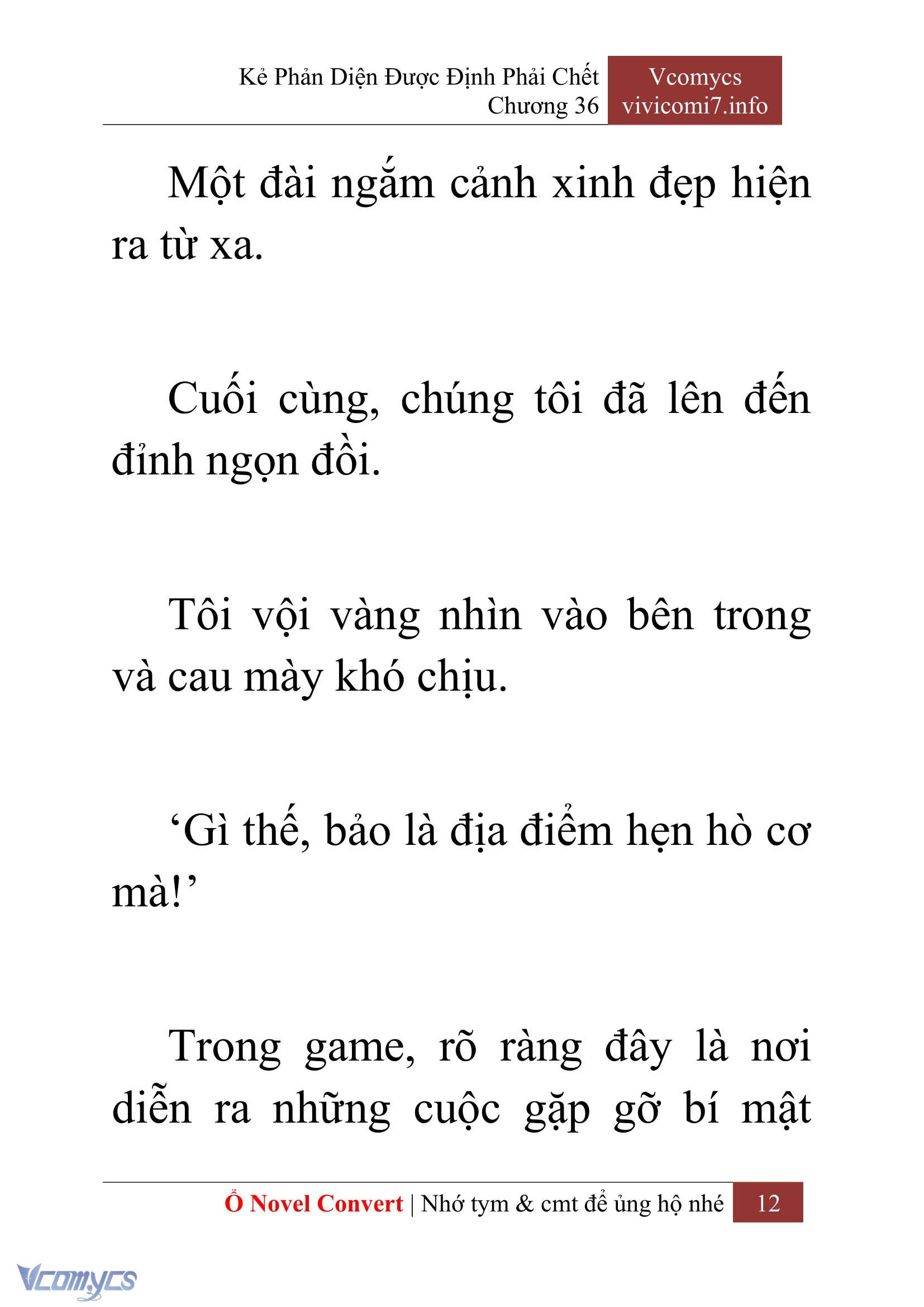 [Novel] Kẻ Phản Diện Được Định Phải Chết Chap 36 - Next Chap 37