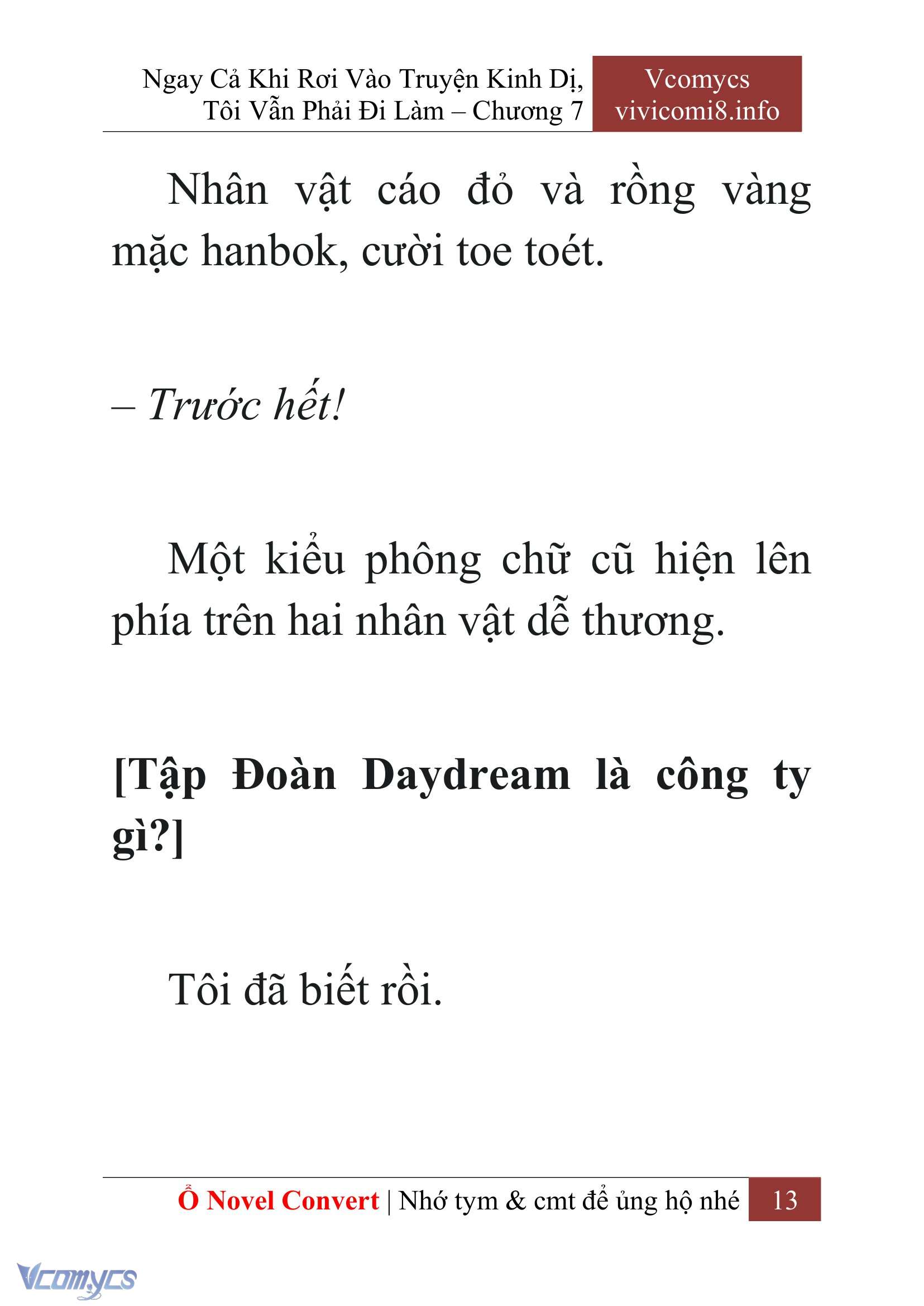 [Novel] Ngay Cả Khi Rơi Vào Truyện Kinh Dị, Tôi Vẫn Phải Đi Làm Chap 7 - Trang 2