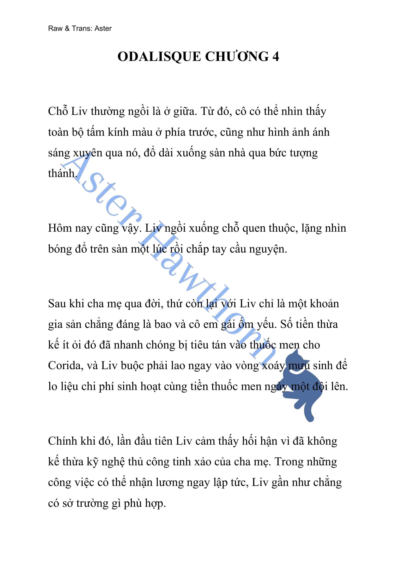 [NOVEL] Odalisque Chap 4 - Next Chap 5