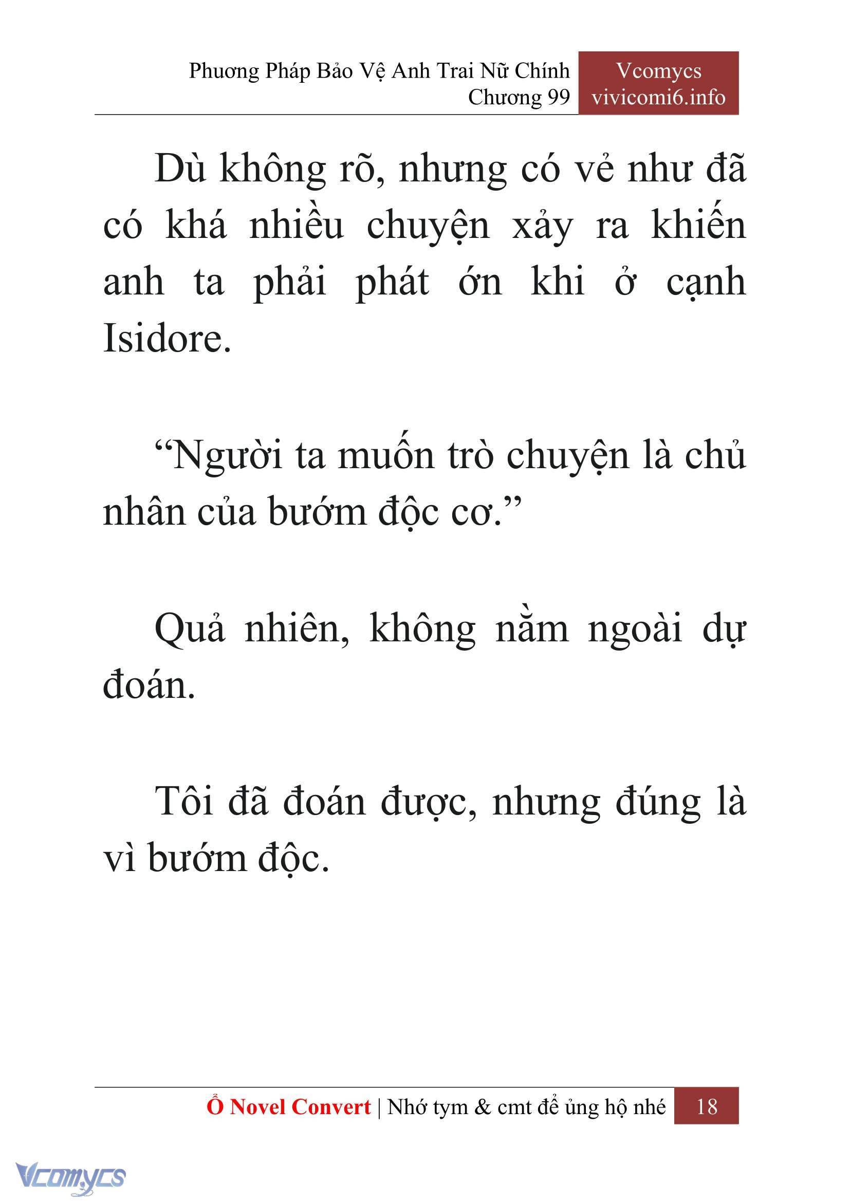 [Novel] Phương Pháp Bảo Vệ Anh Trai Nữ Chính Chap 99 - Trang 2