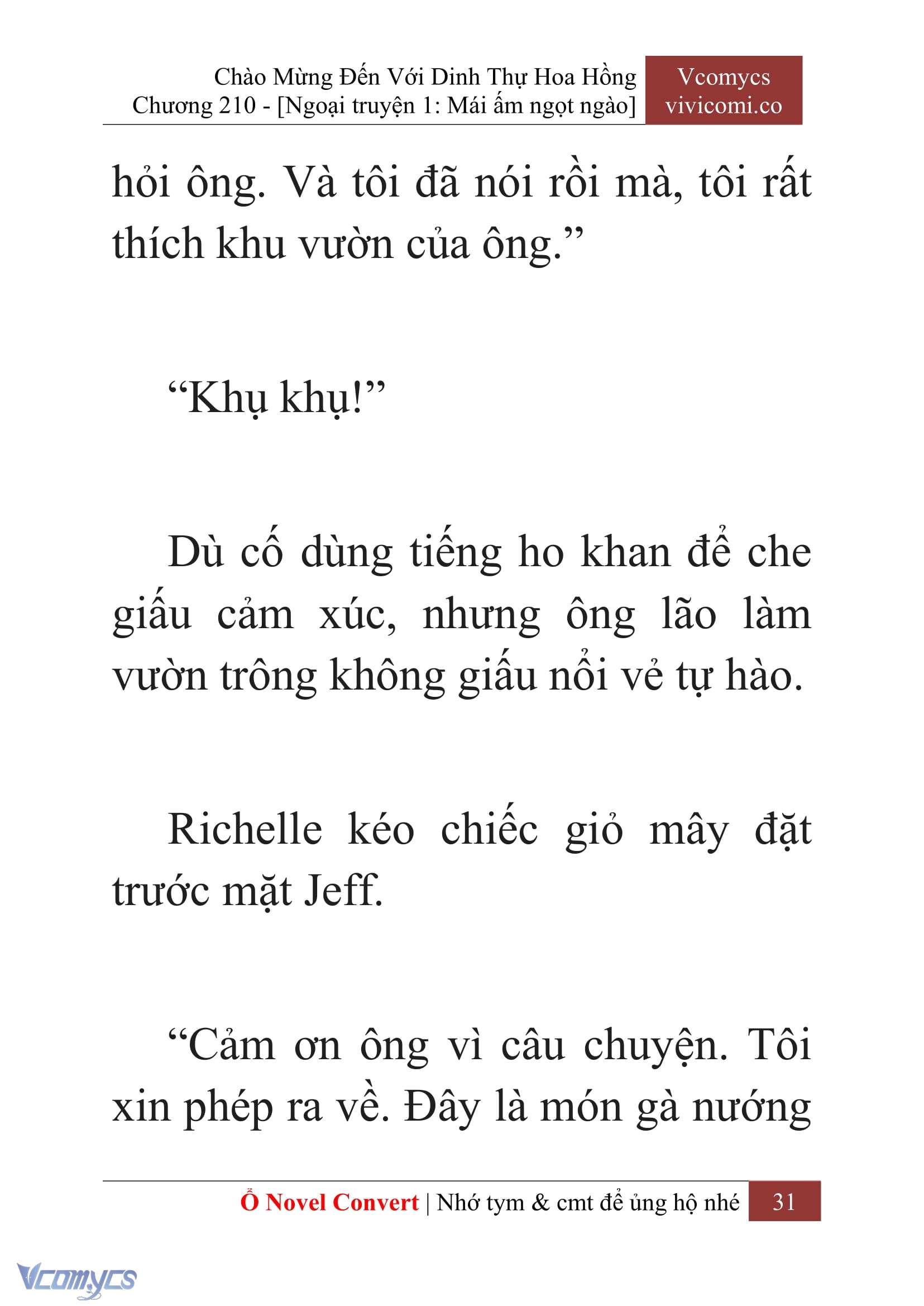 [Novel] Chào Mừng Đến Với Dinh Thự Hoa Hồng Chap 210 - Trang 2