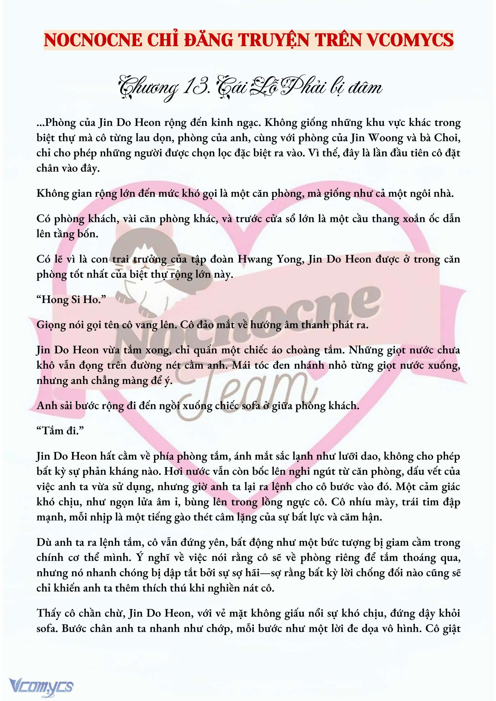 [NOVEL] MANG THAI, CƯỠNG ĐOẠT Chap 13 - Next Chap 14