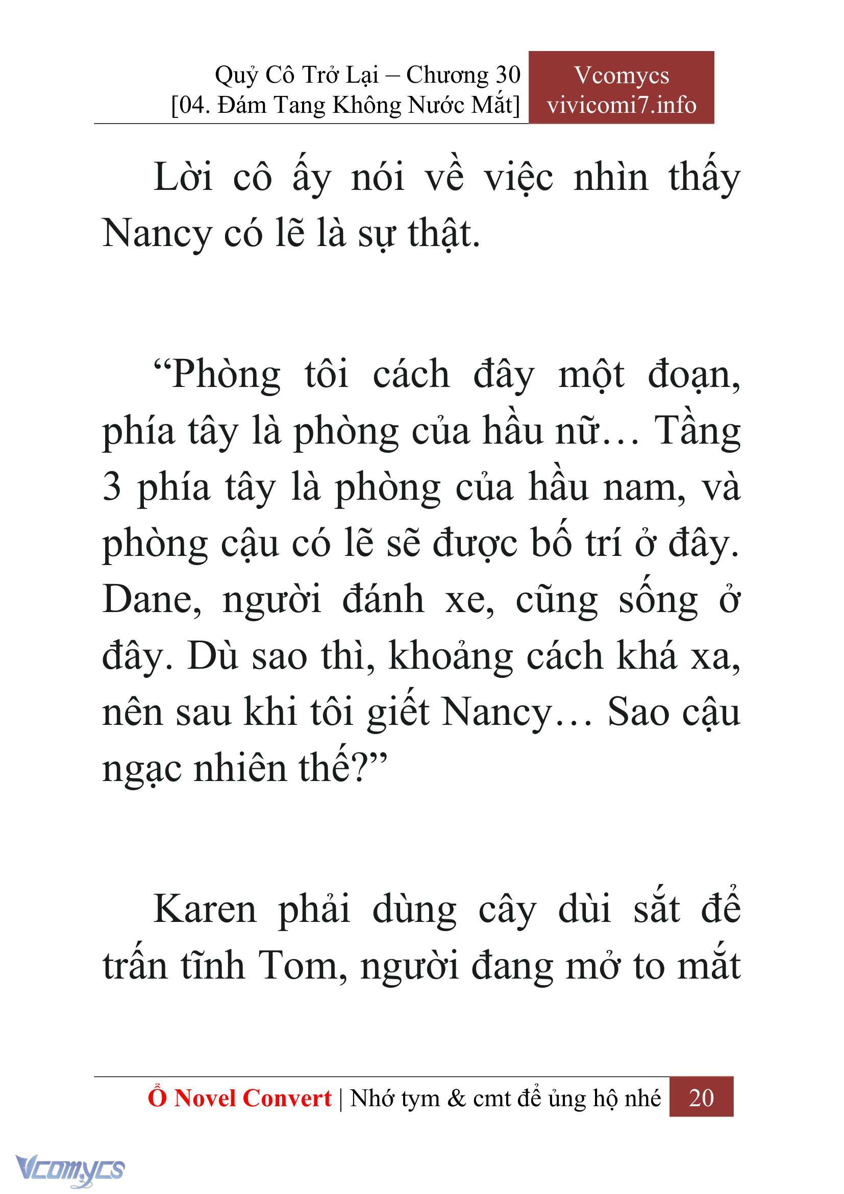 [Novel] Quý Cô Trở Lại Chap 30 - Trang 2