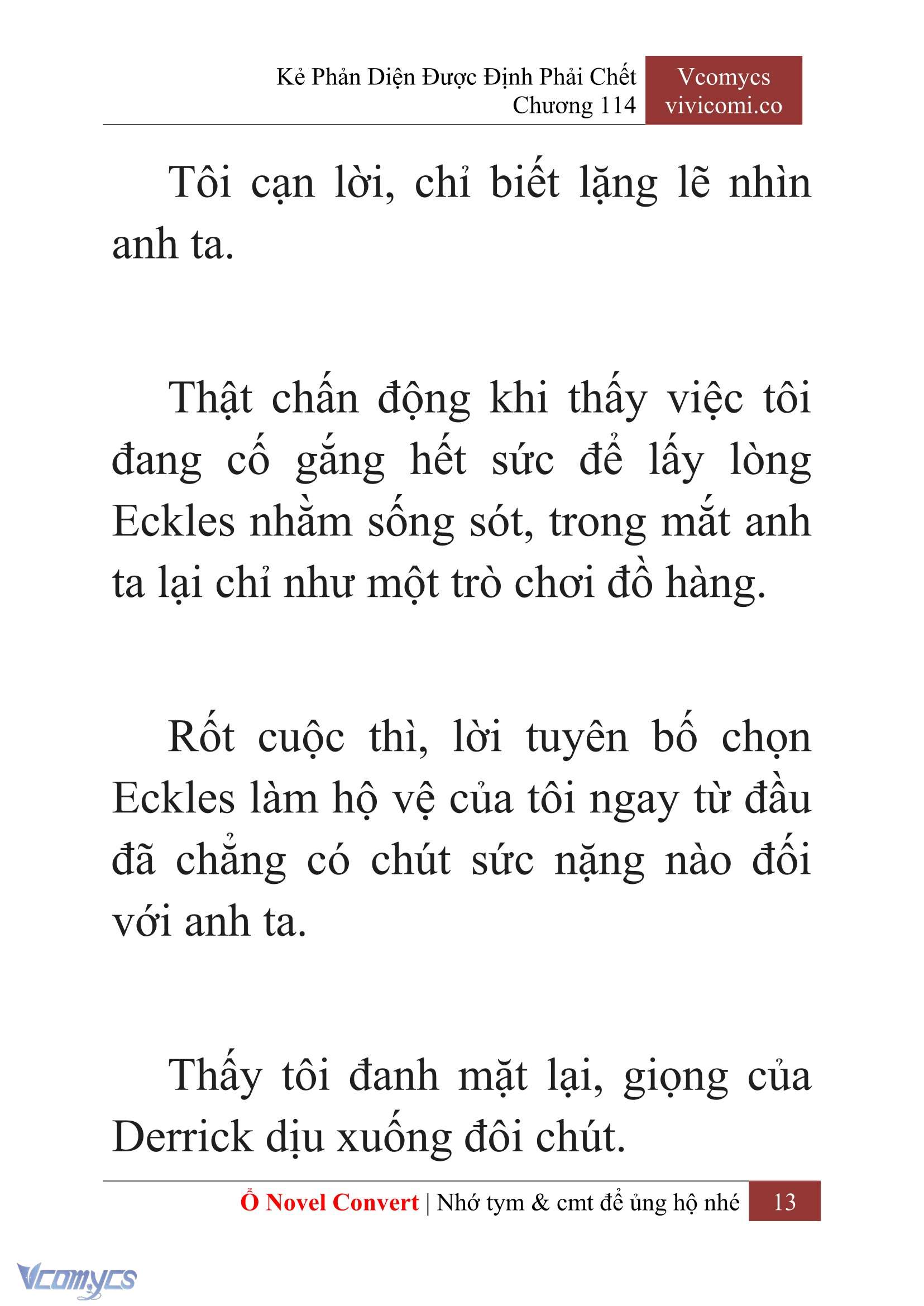 [Novel] Kẻ Phản Diện Được Định Phải Chết Chap 114 - Trang 2