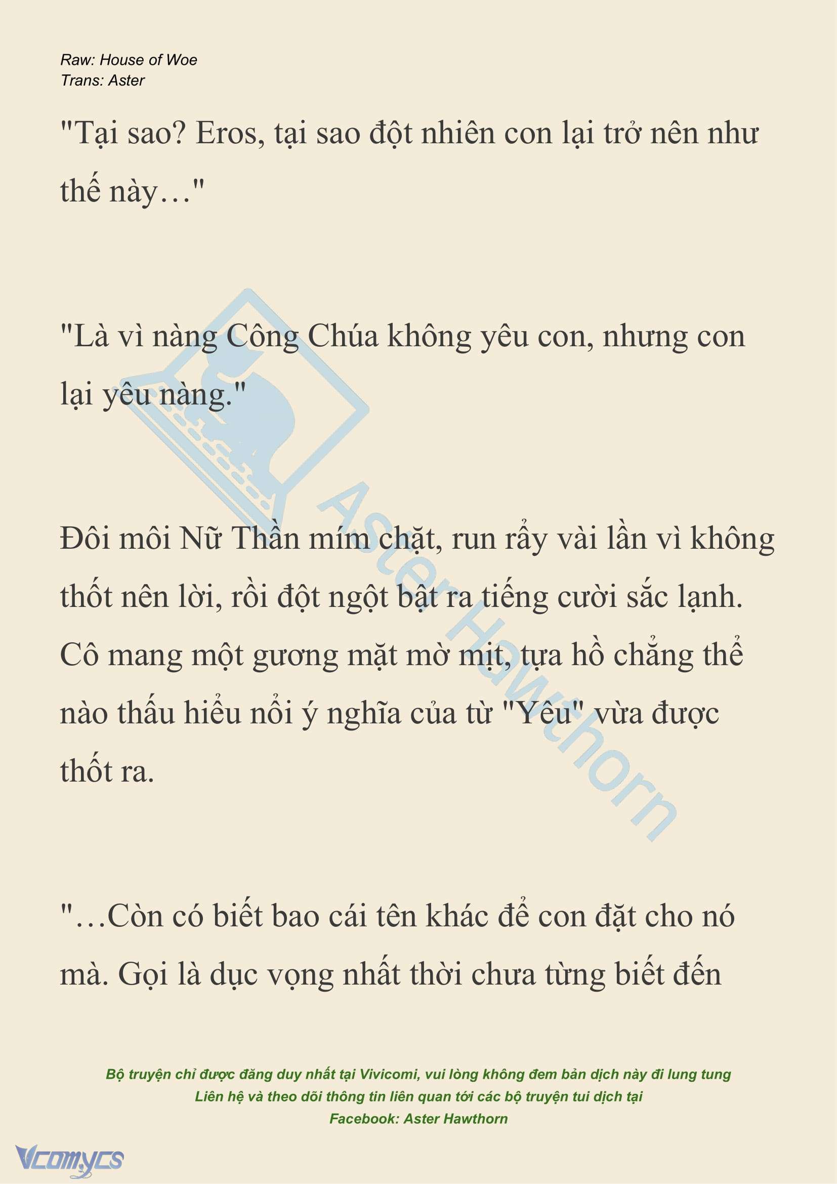 [NOVEL] Dành Cho Các Nữ Thần: Dành cho Psyche Chap 37 - Trang 2