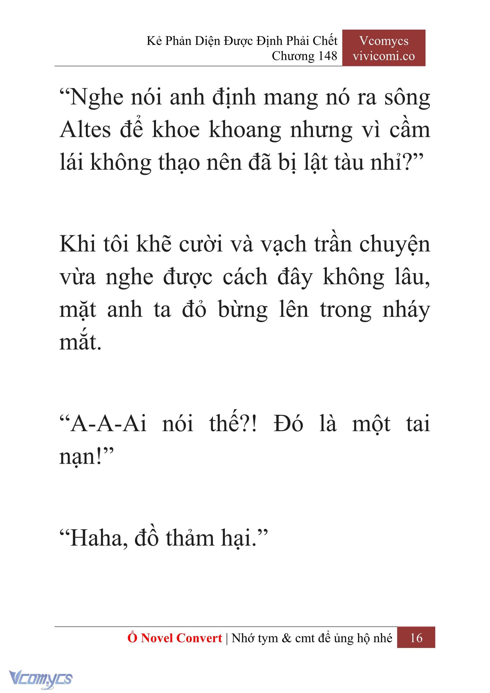 [Novel] Kẻ Phản Diện Được Định Phải Chết Chap 148 - Trang 2