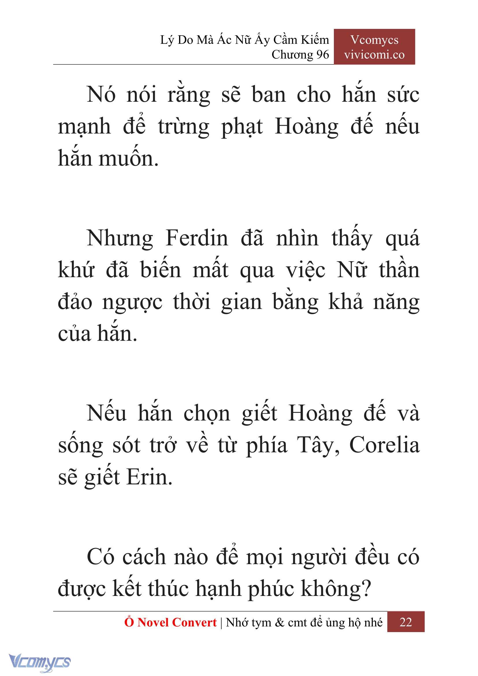 [Novel] Lý Do Mà Ác Nữ Ấy Cầm Kiếm Chap 96 - Next Chap 97
