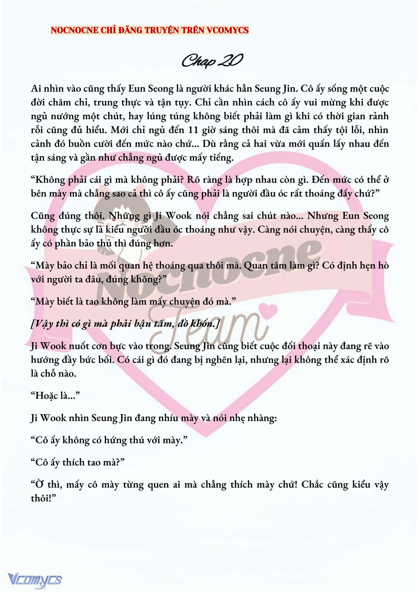 [NOVEL] CHÚNG TA KẾT THÚC VÀO MÙA THU Chap 20 - Trang 2