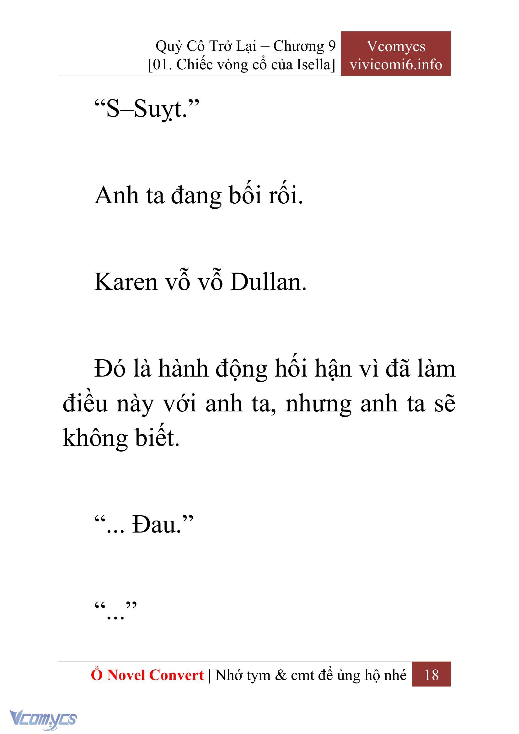 [Novel] Quý Cô Trở Lại Chap 9 - Trang 2