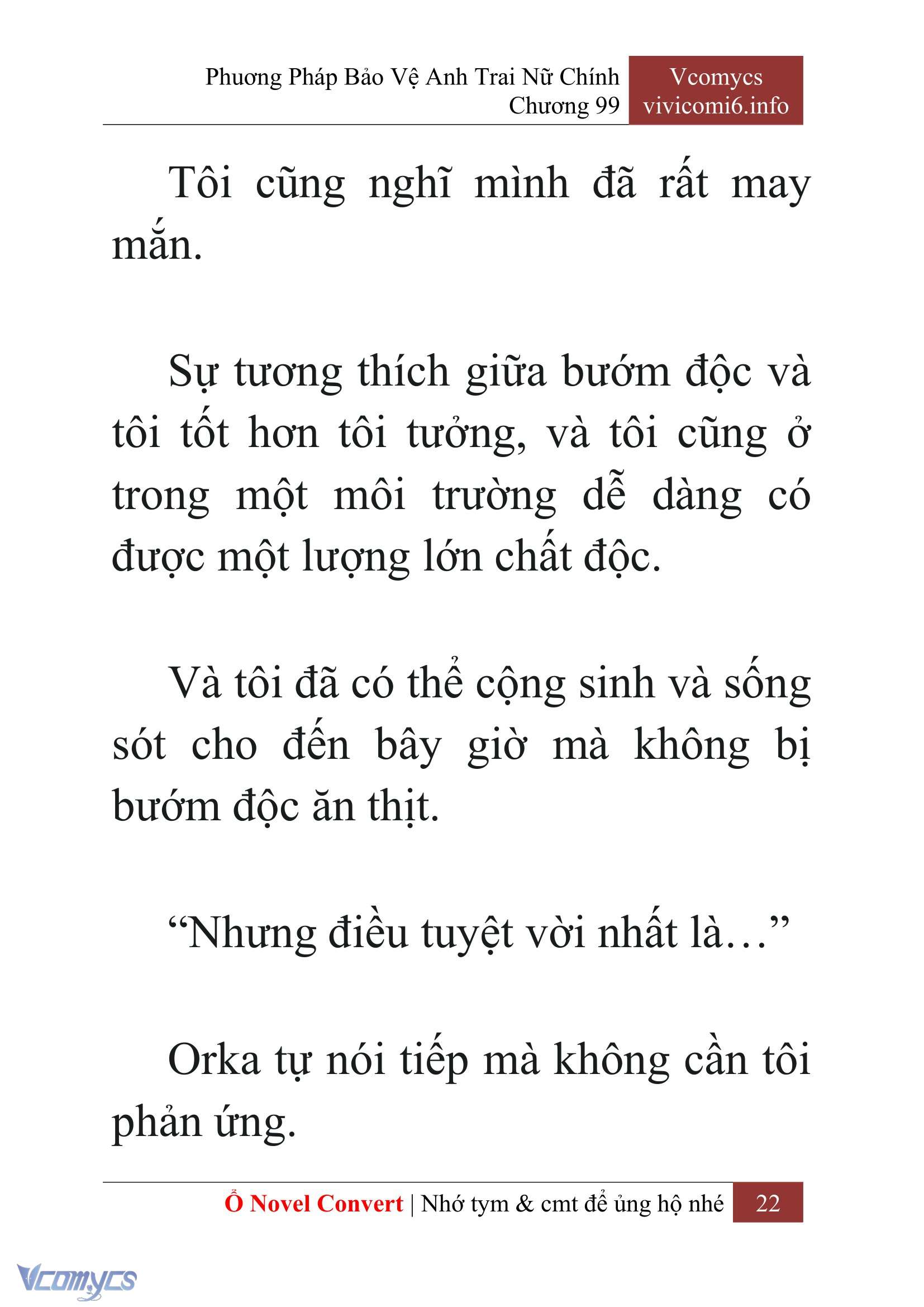 [Novel] Phương Pháp Bảo Vệ Anh Trai Nữ Chính Chap 99 - Trang 2