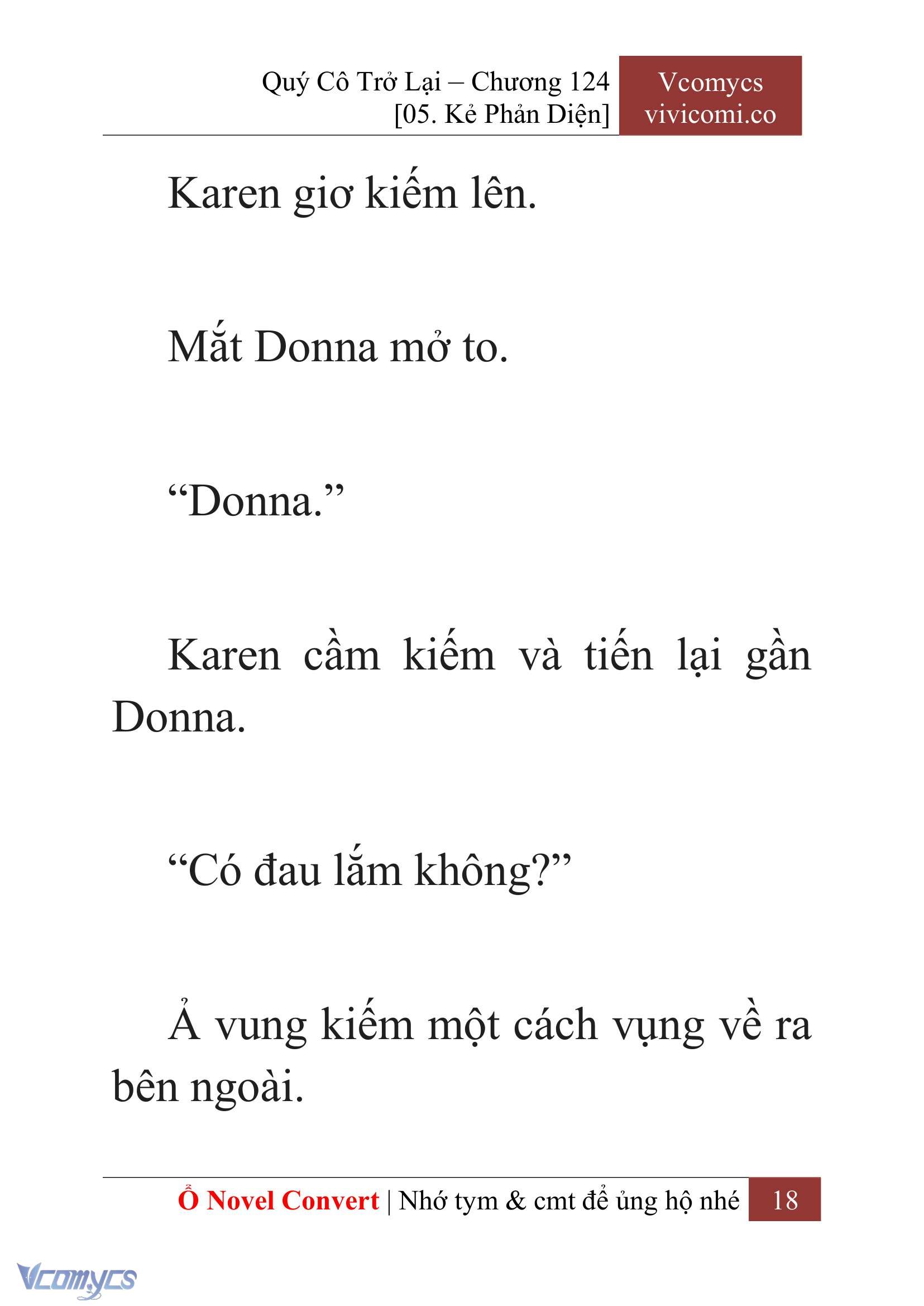 [Novel] Quý Cô Trở Lại Chap 124 - Trang 2