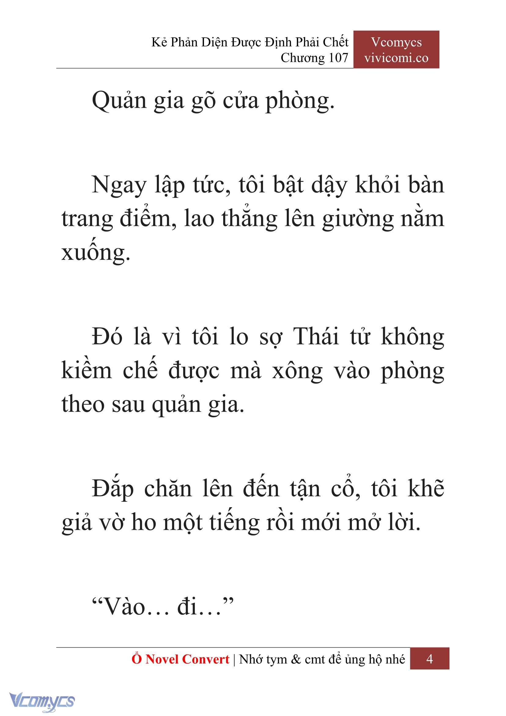 [Novel] Kẻ Phản Diện Được Định Phải Chết Chap 107 - Trang 2