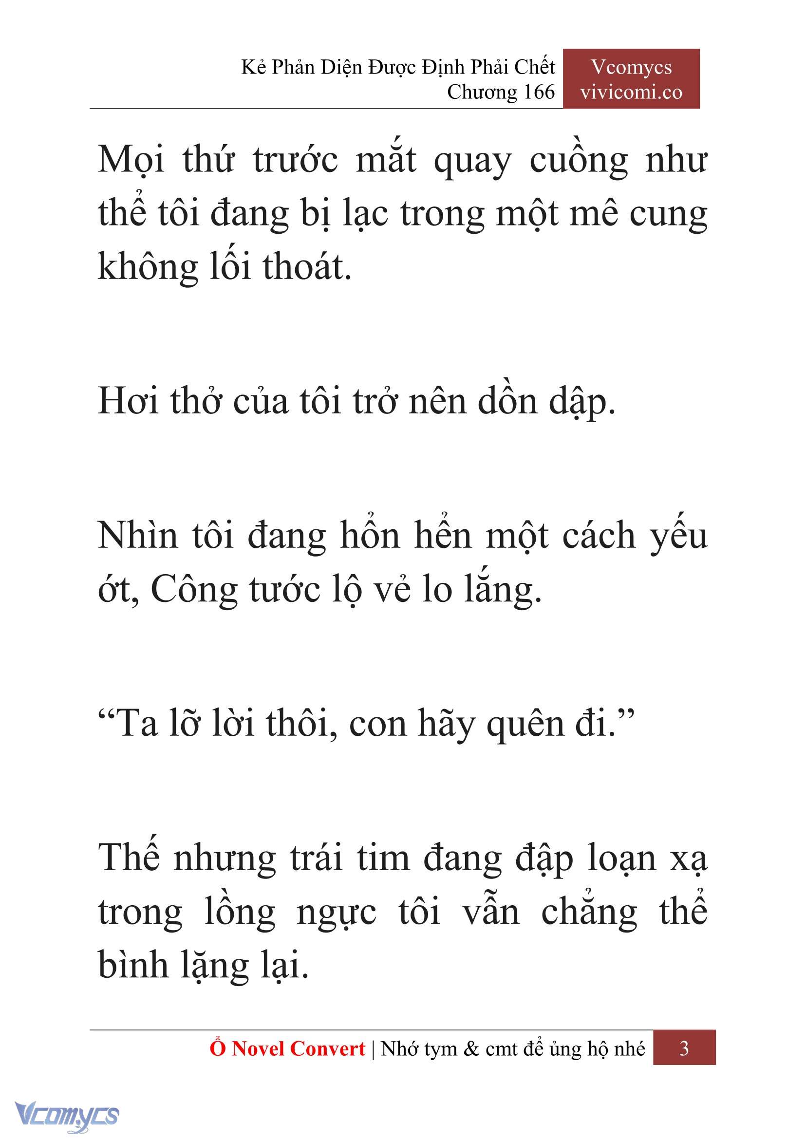 [Novel] Kẻ Phản Diện Được Định Phải Chết Chap 166 - Trang 2