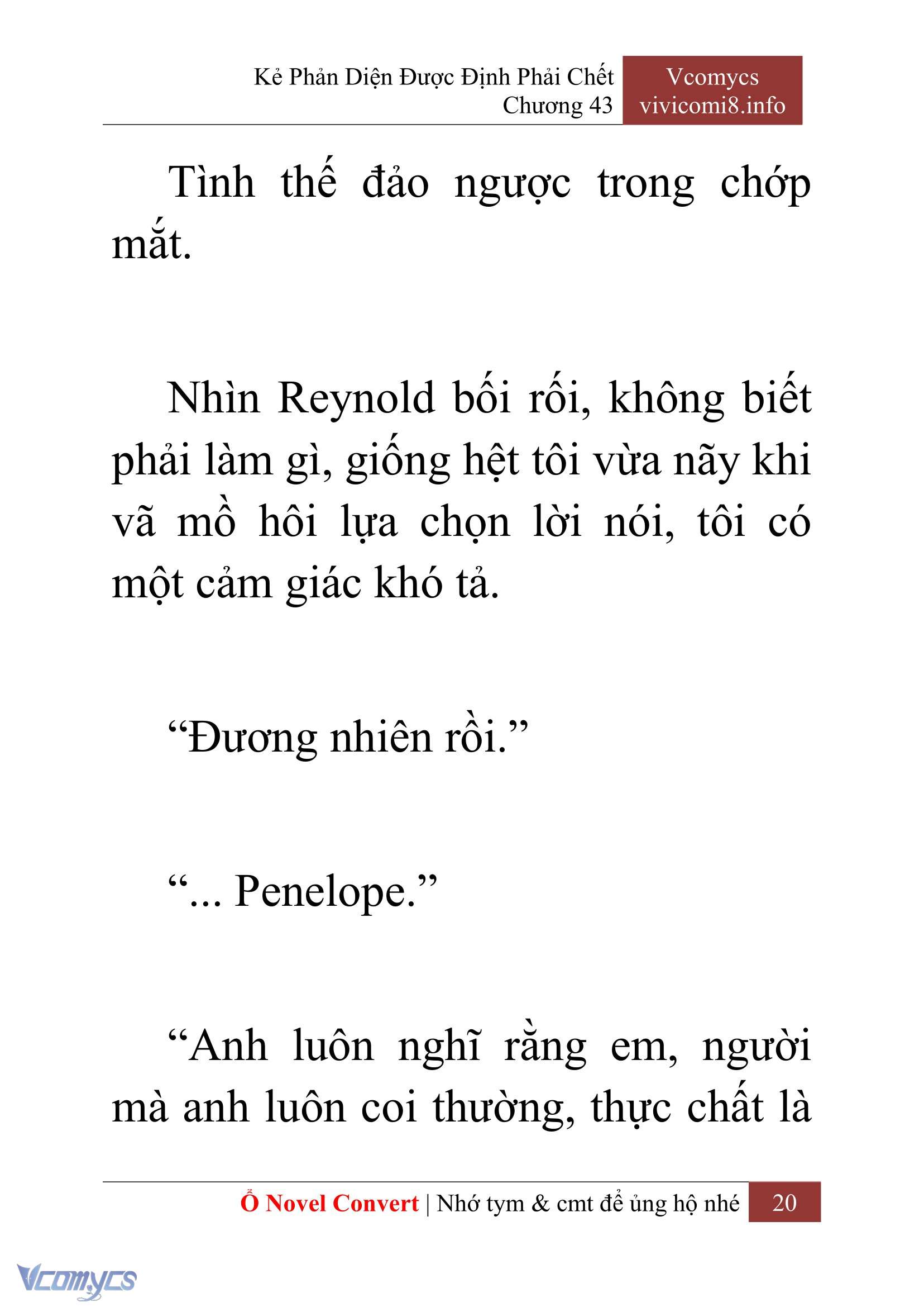 [Novel] Kẻ Phản Diện Được Định Phải Chết Chap 43 - Next Chap 44