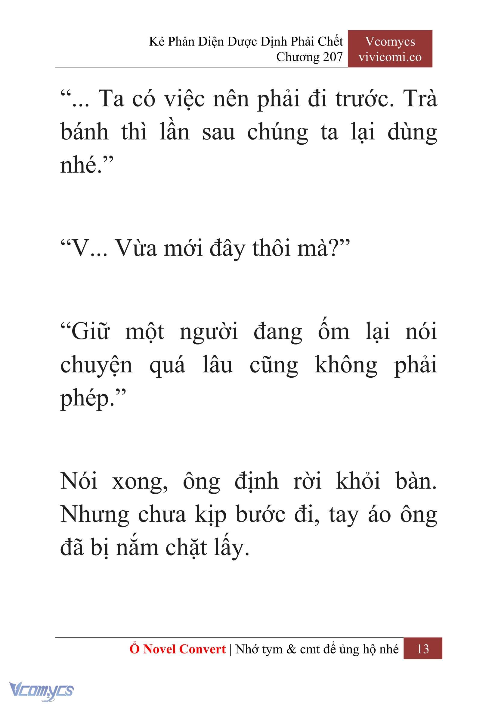 [Novel] Kẻ Phản Diện Được Định Phải Chết Chap 207 - Trang 2